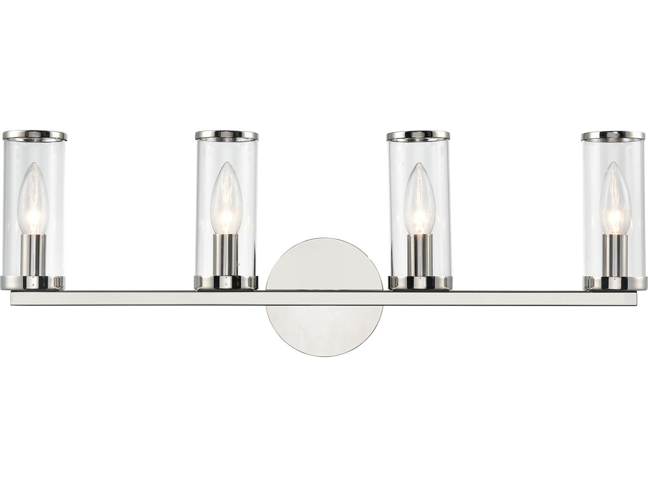 Alora Lighting Revolve 4-Light Polished Nickel Wall Sconce