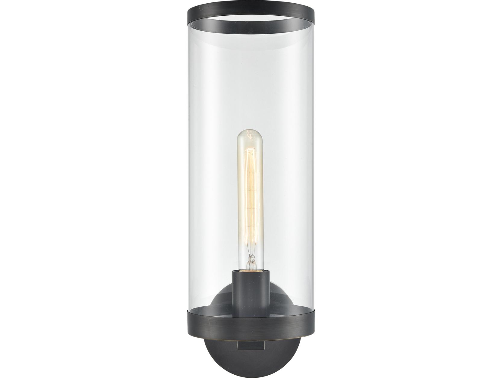 Alora Lighting Revolve-II 1-Light Urban Bronze Black Wall Sconce