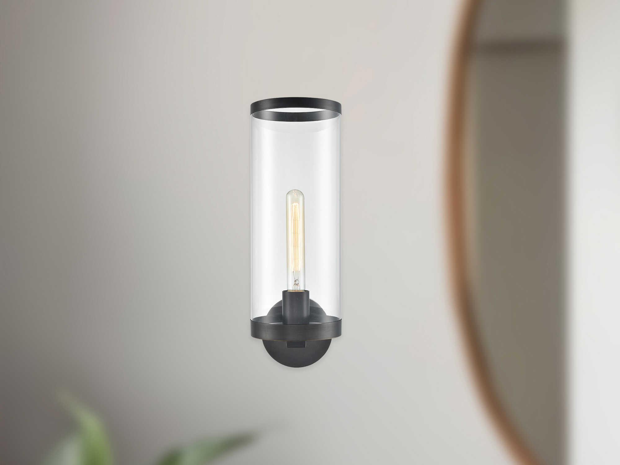 Alora Lighting Revolve-II 1-Light Urban Bronze Black Wall Sconce