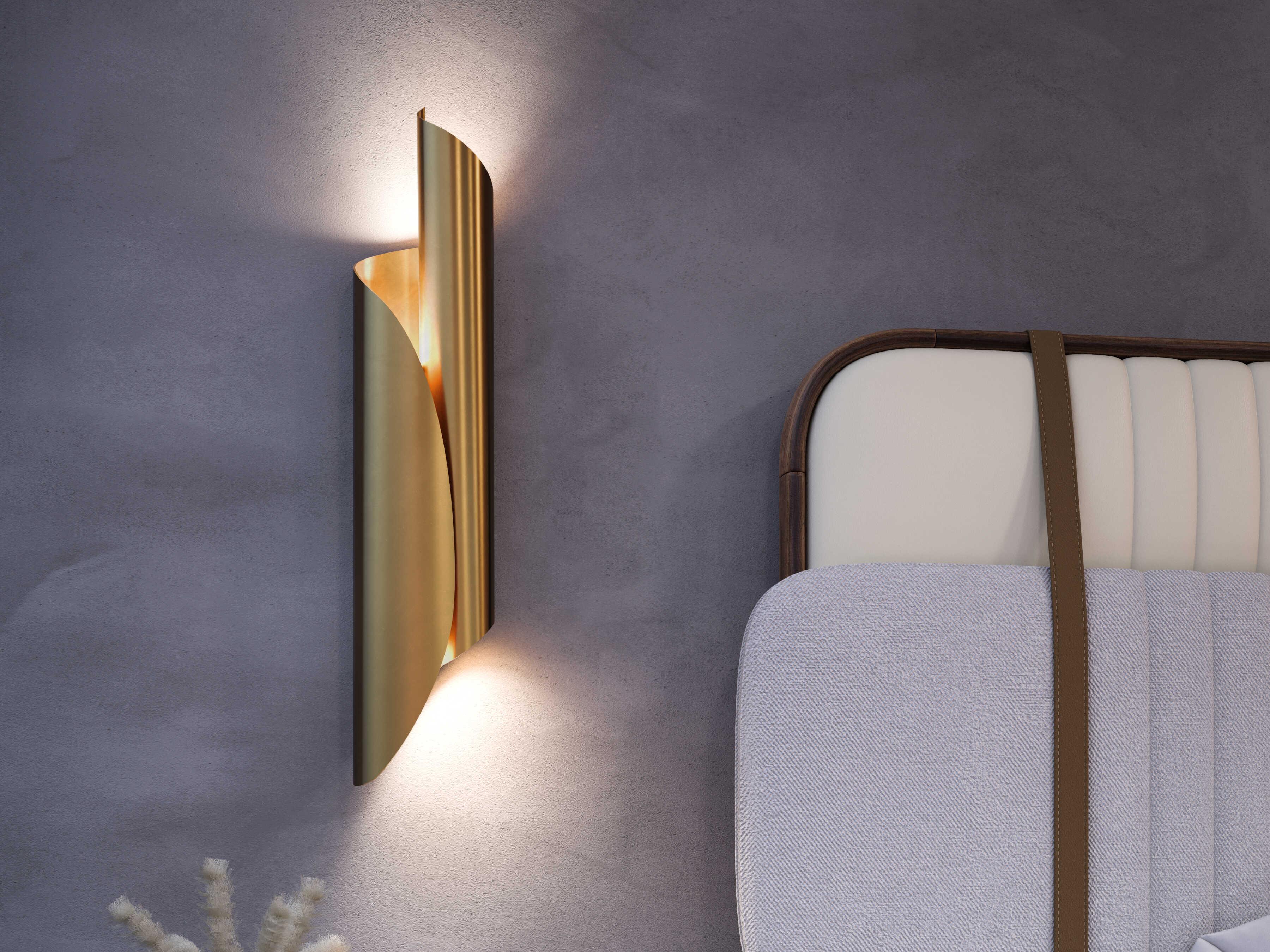 Alora Lighting Parducci 2-Light Vintage Brass Wall Sconce