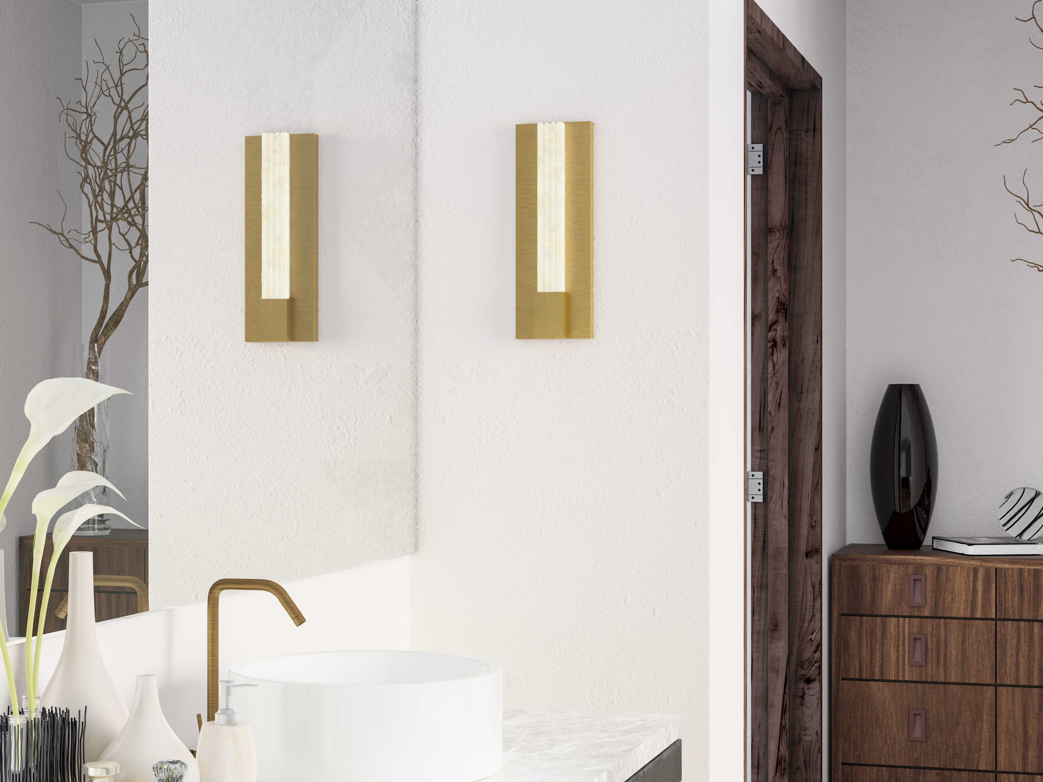 Alora Lighting Kismet Vintage Brass Wall Sconce