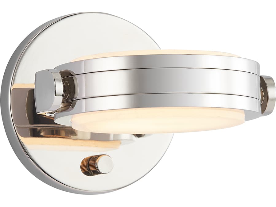 Alora Lighting Blanco Polished Nickel Wall Sconce
