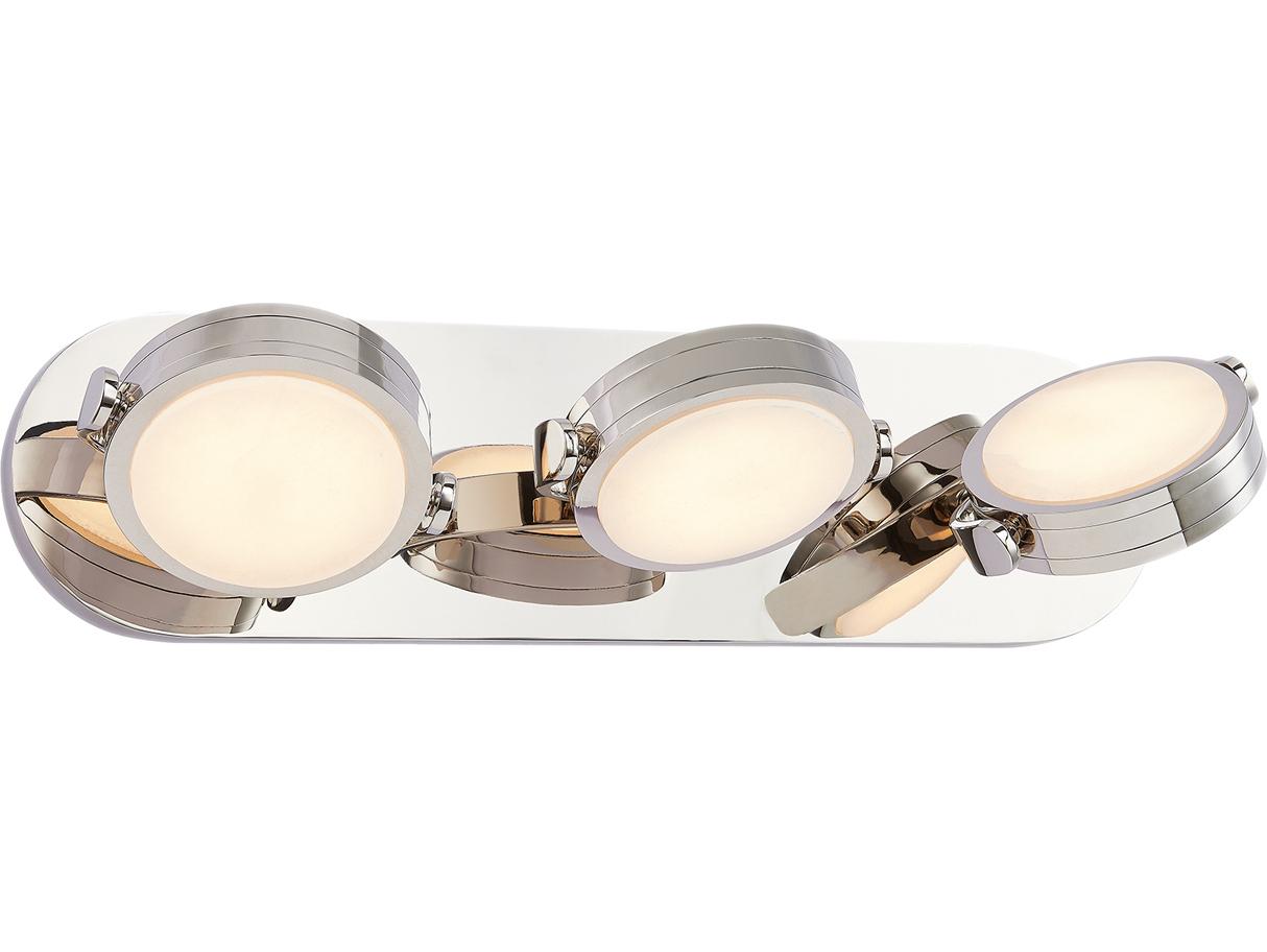 Alora Lighting Blanco Polished Nickel Vanity Light
