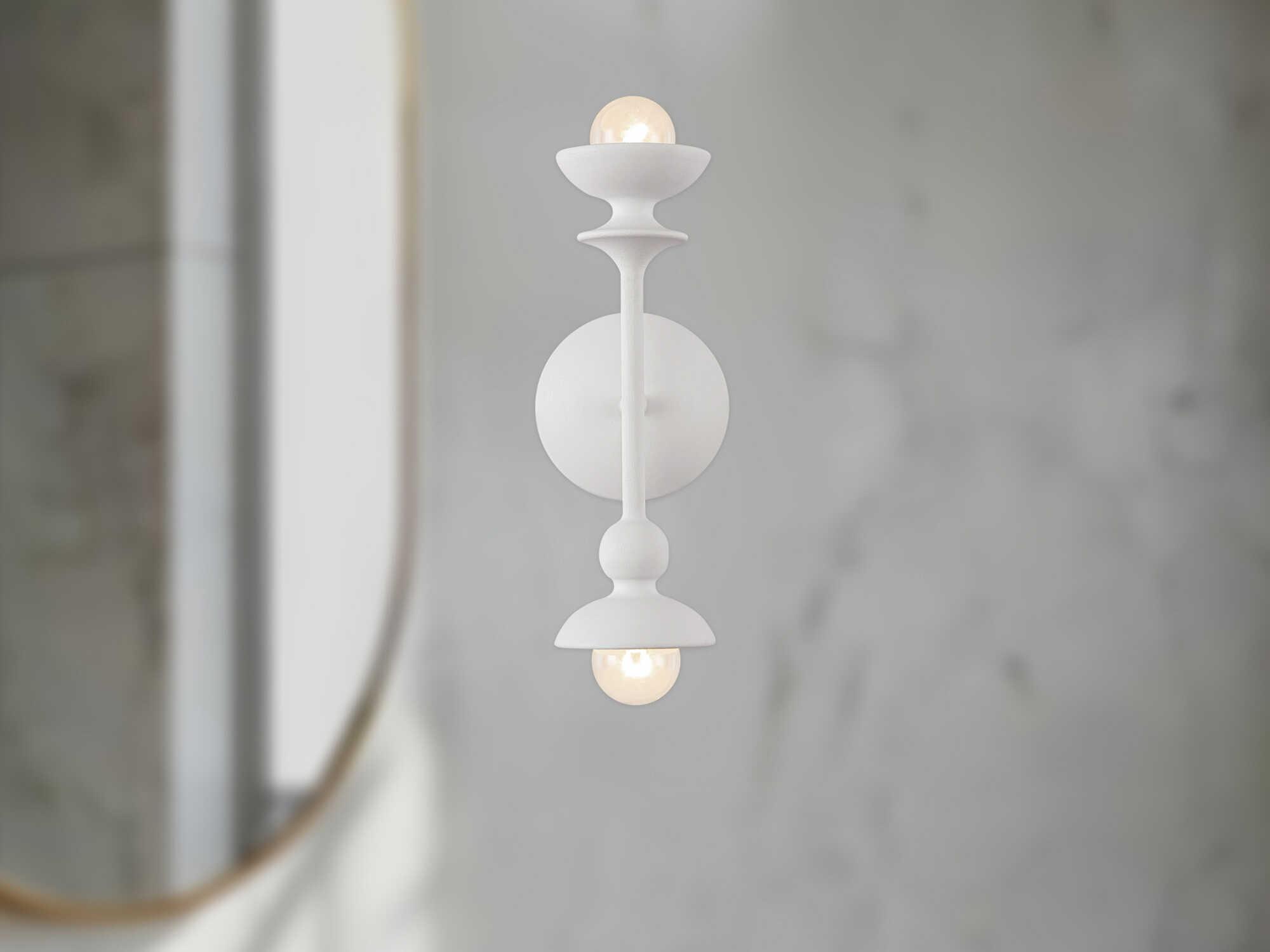 Alora Lighting Cadence 2-Light Antique White Wall Sconce