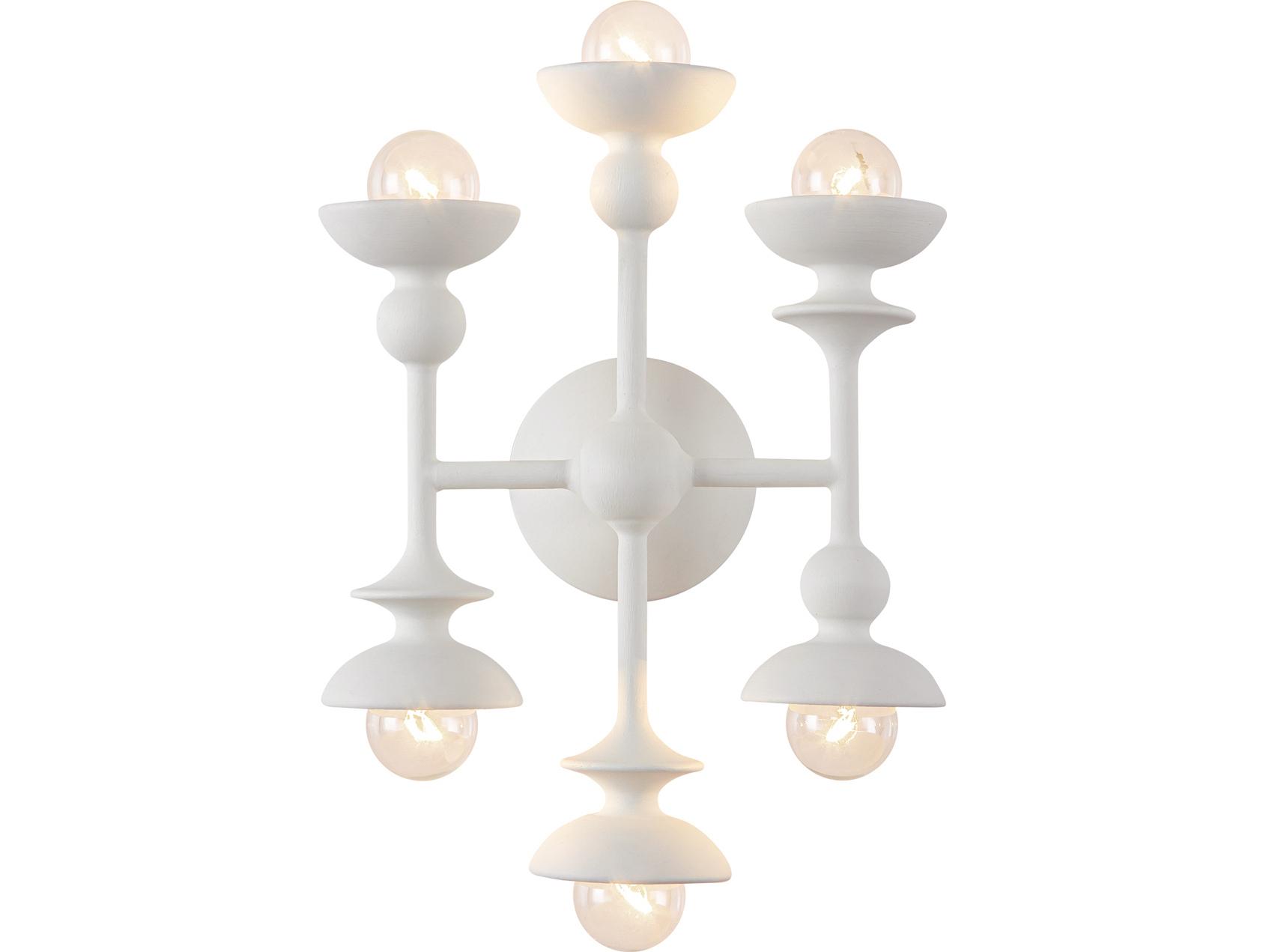 Alora Lighting Cadence 6-Light Antique White Wall Sconce