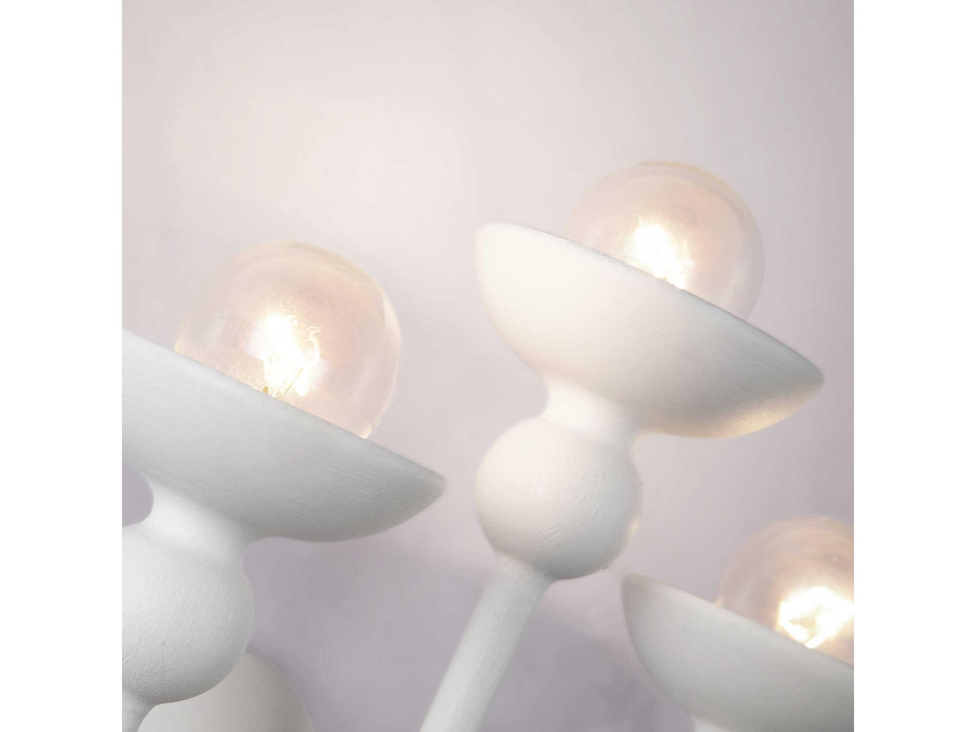 Alora Lighting Cadence 6-Light Antique White Wall Sconce