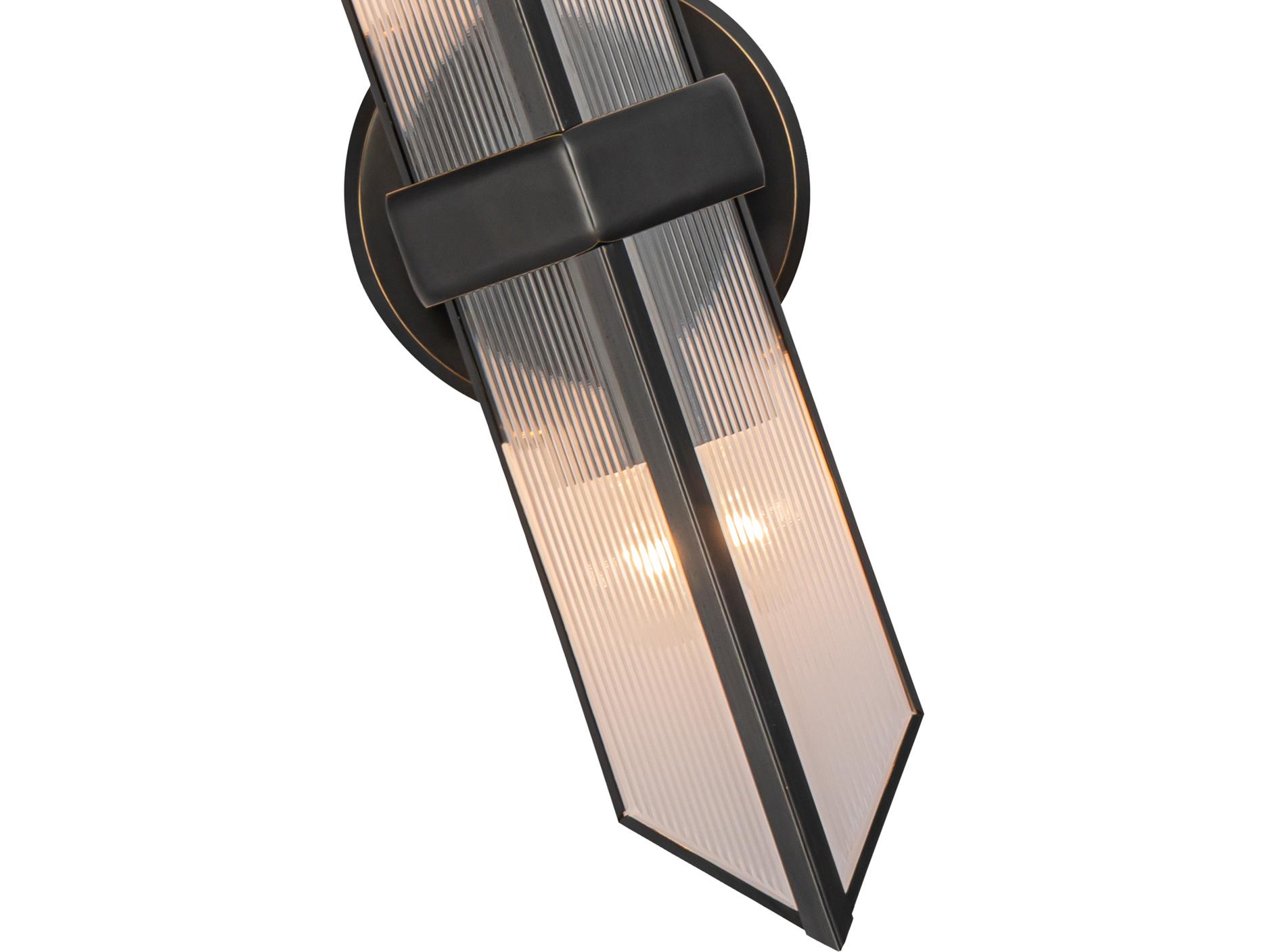 Alora Lighting Cairo 2-Light Urban Bronze Black Wall Sconce