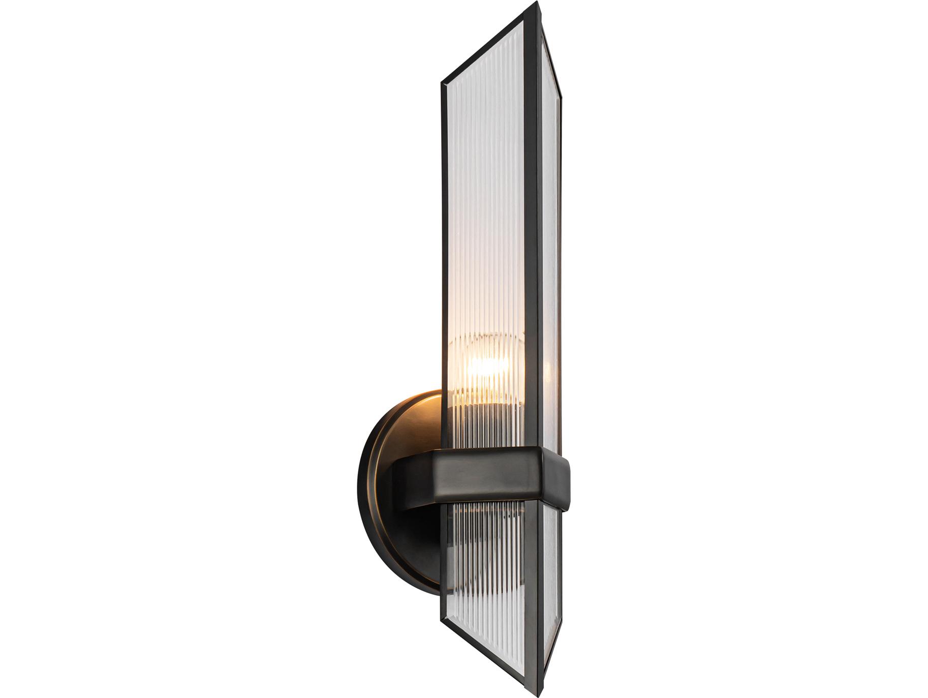 Alora Lighting Cairo 1-Light Urban Bronze Black Wall Sconce