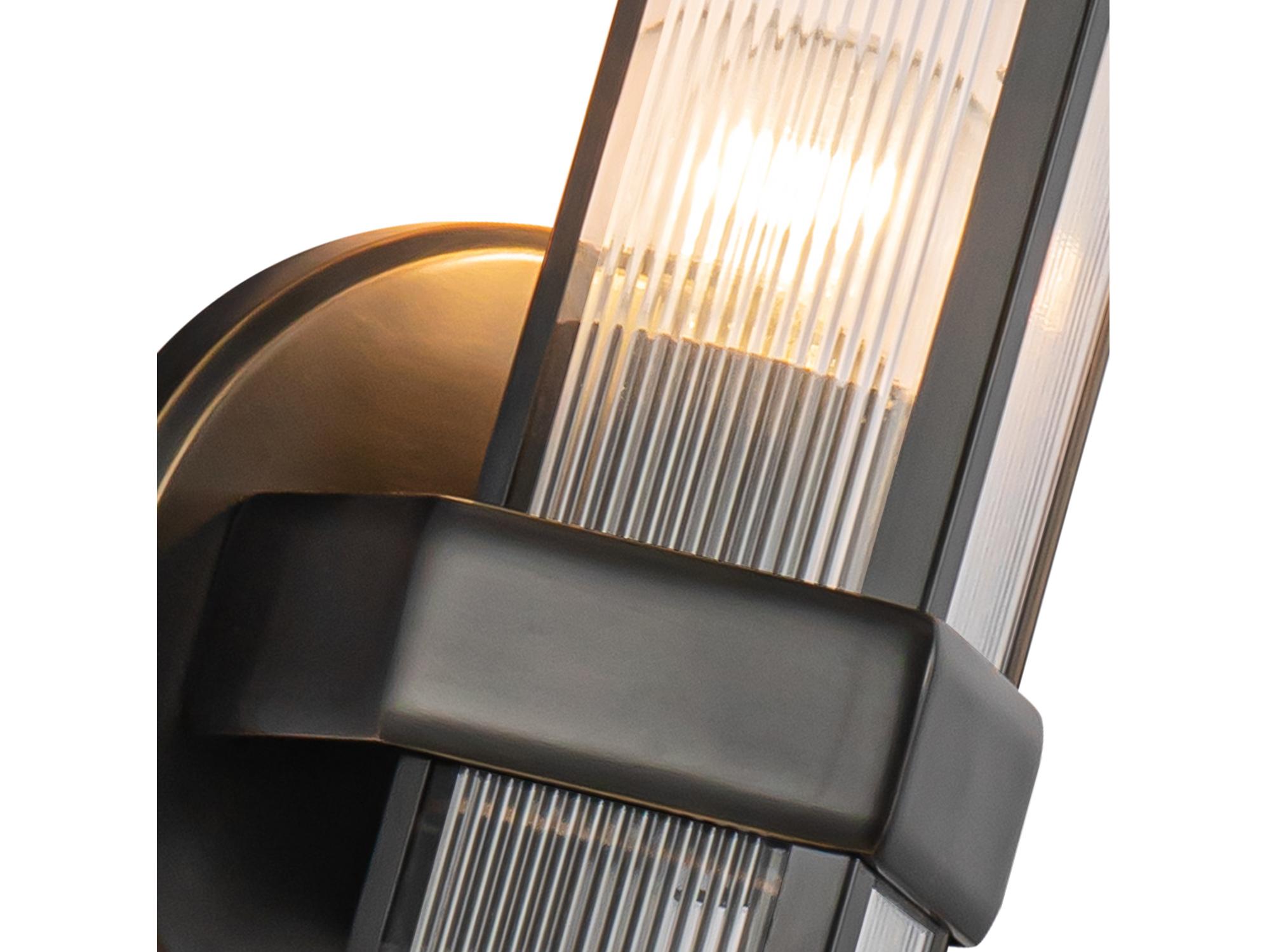 Alora Lighting Cairo 1-Light Urban Bronze Black Wall Sconce