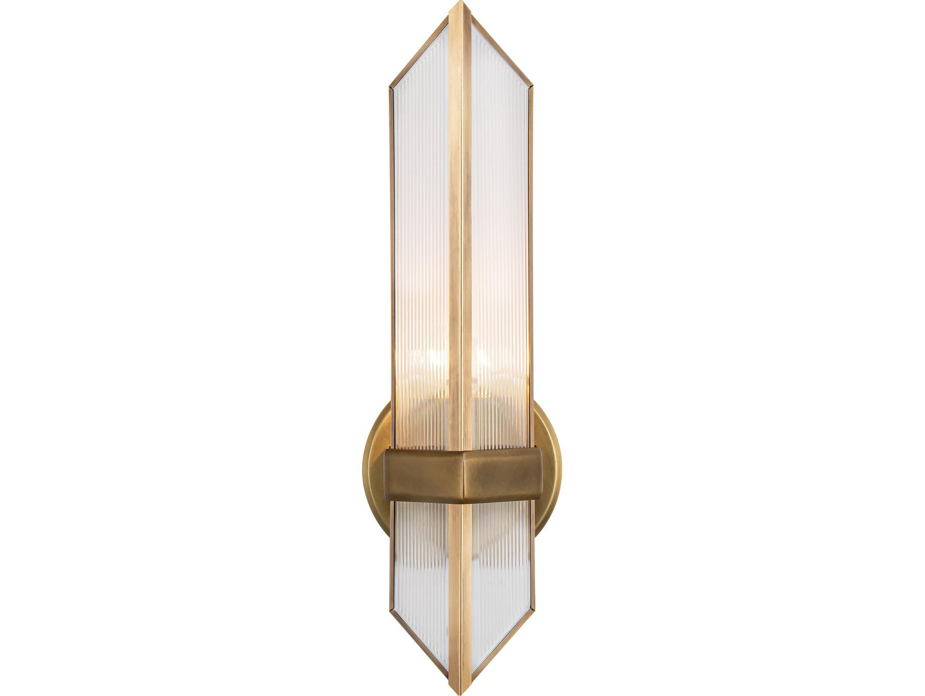 Alora Lighting Cairo 1-Light Vintage Brass Wall Sconce
