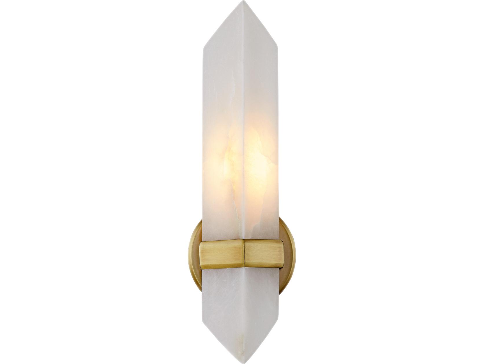 Alora Lighting Valencia 1-Light Vintage Brass Wall Sconce
