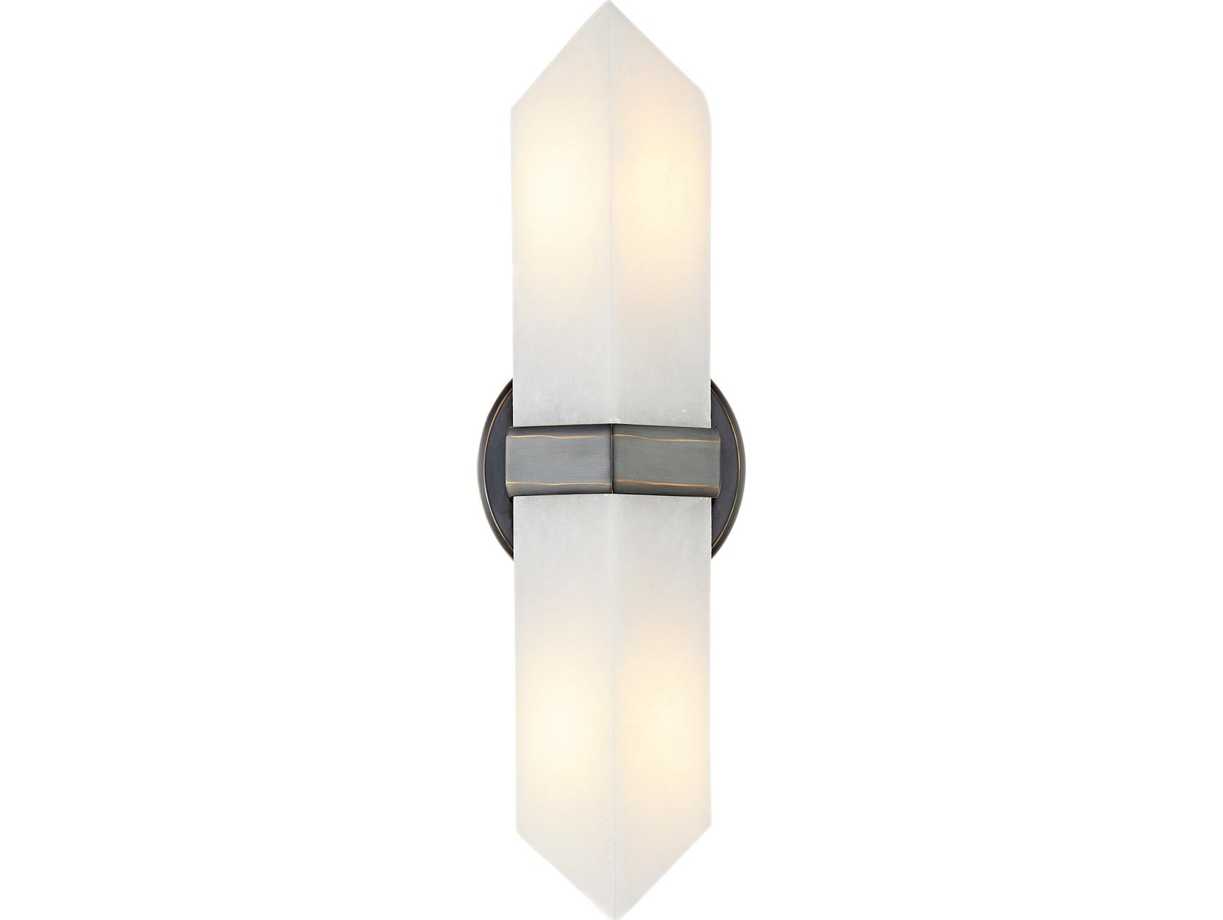 Alora Lighting Valencia 2-Light Urban Bronze Wall Sconce