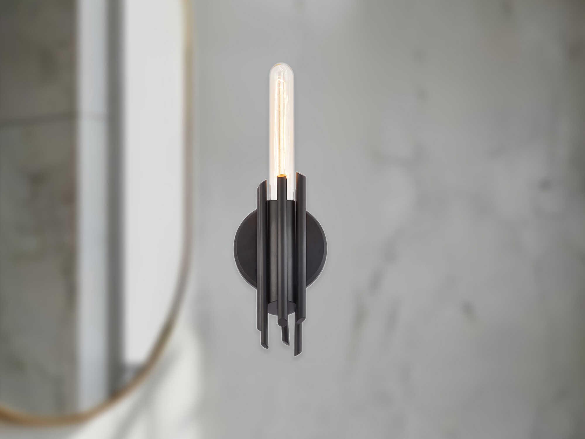 Alora Lighting Torres 1-Light Matte Black Wall Sconce