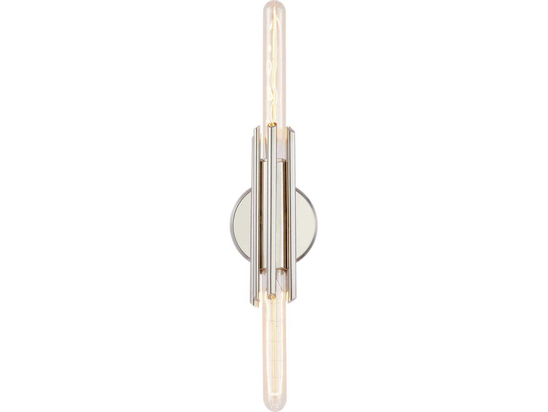 Alora Lighting Torres 2-Light Polished Nickel Wall Sconce