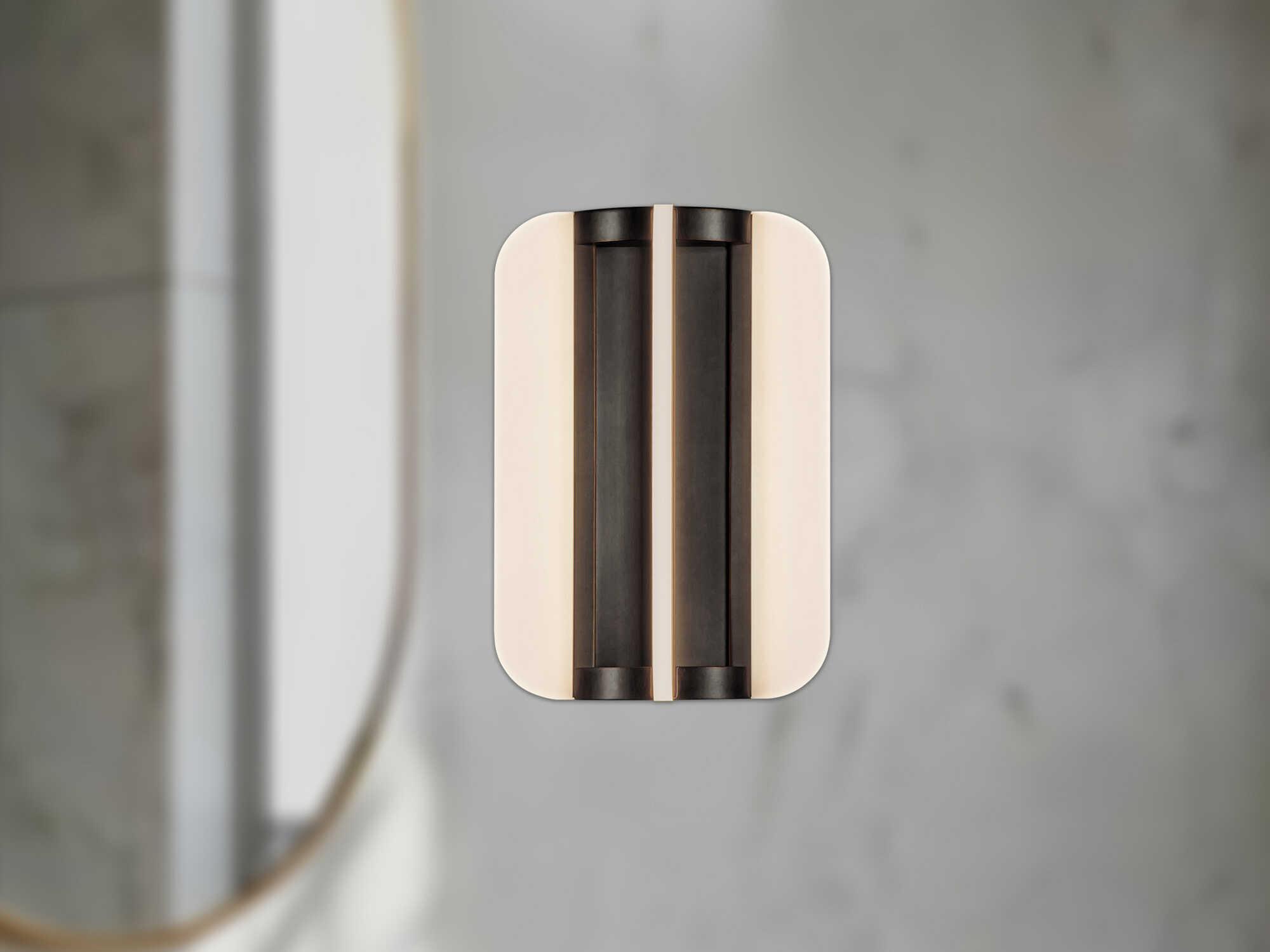 Alora Lighting Anders Urban Bronze Black Vanity Light