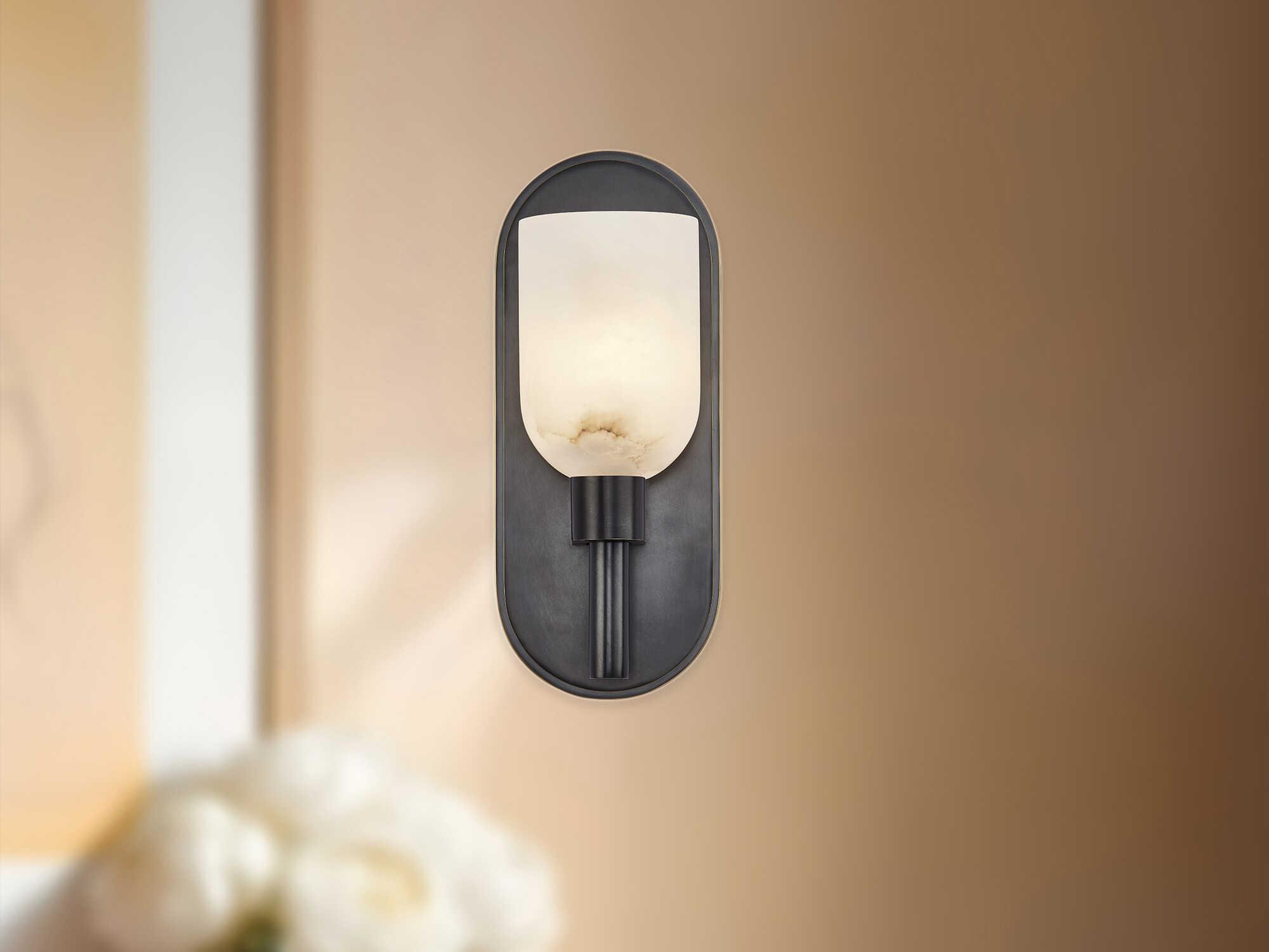 Alora Lighting Lucian 1-Light Urban Bronze Wall Sconce