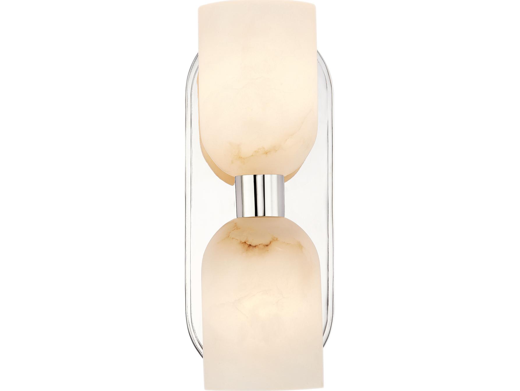 Alora Lighting Lucian 2-Light Polished Nickel Wall Sconce