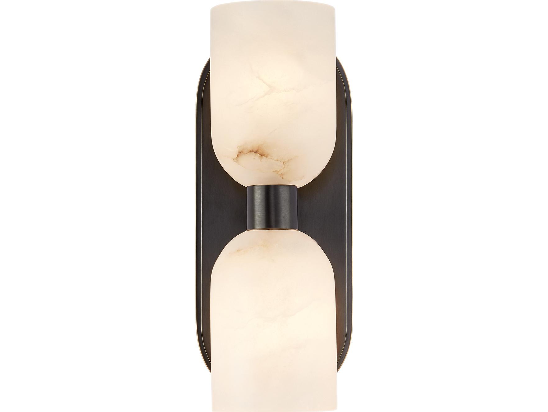 Alora Lighting Lucian 2-Light Urban Bronze Wall Sconce
