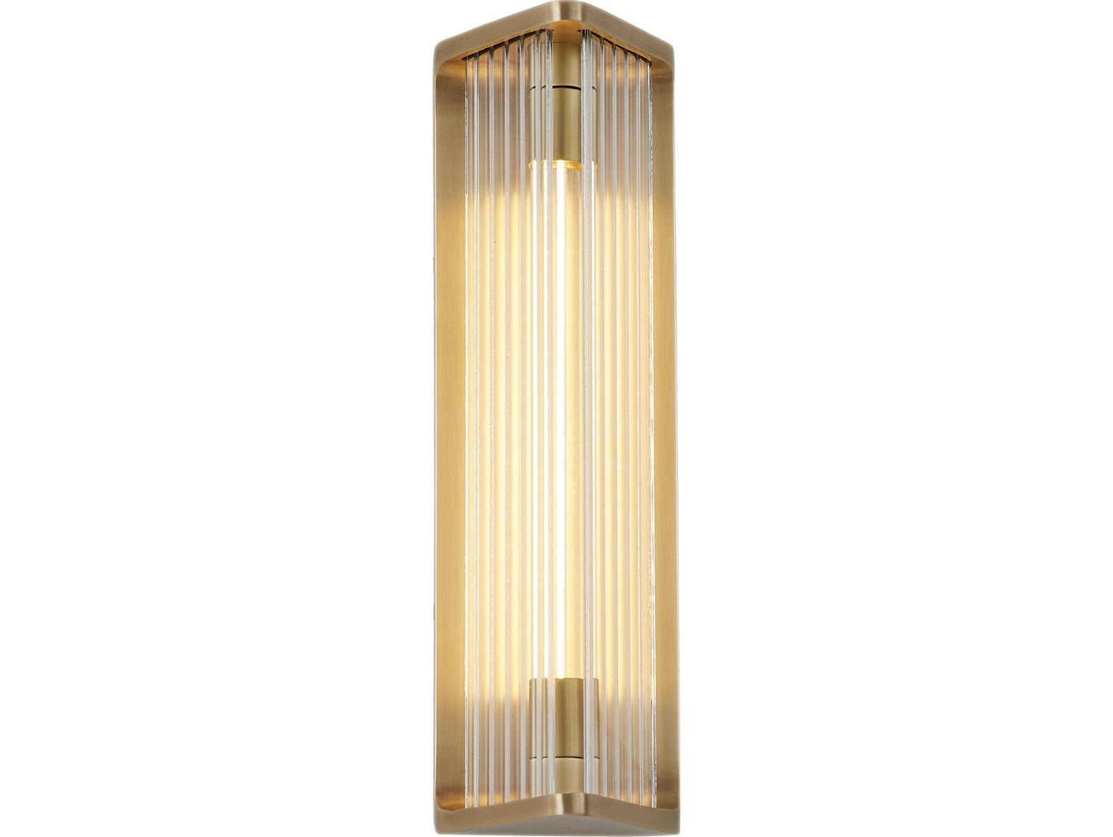 Alora Lighting Sabre Vintage Brass Wall Sconce