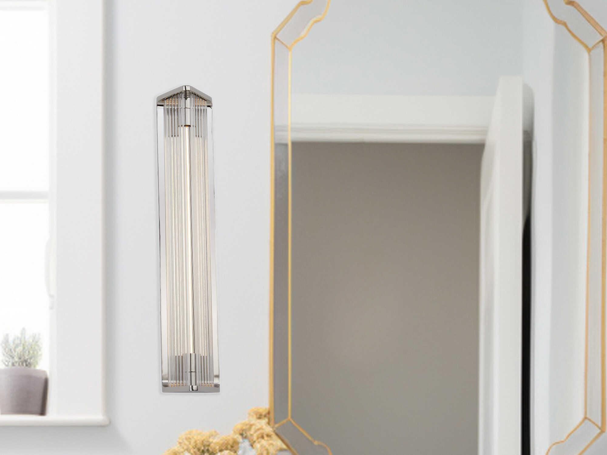 Alora Lighting Sabre Polished Nickel Wall Sconce