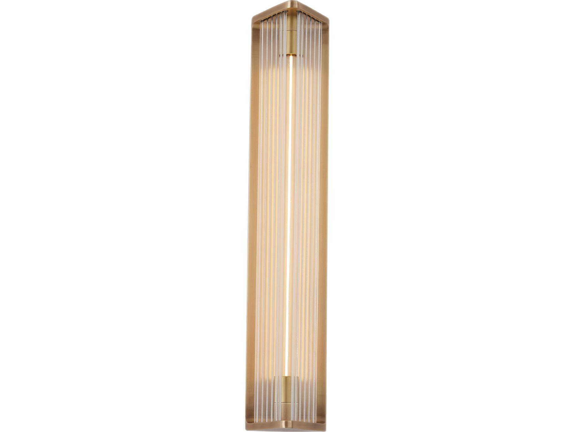 Alora Lighting Sabre Vintage Brass Wall Sconce