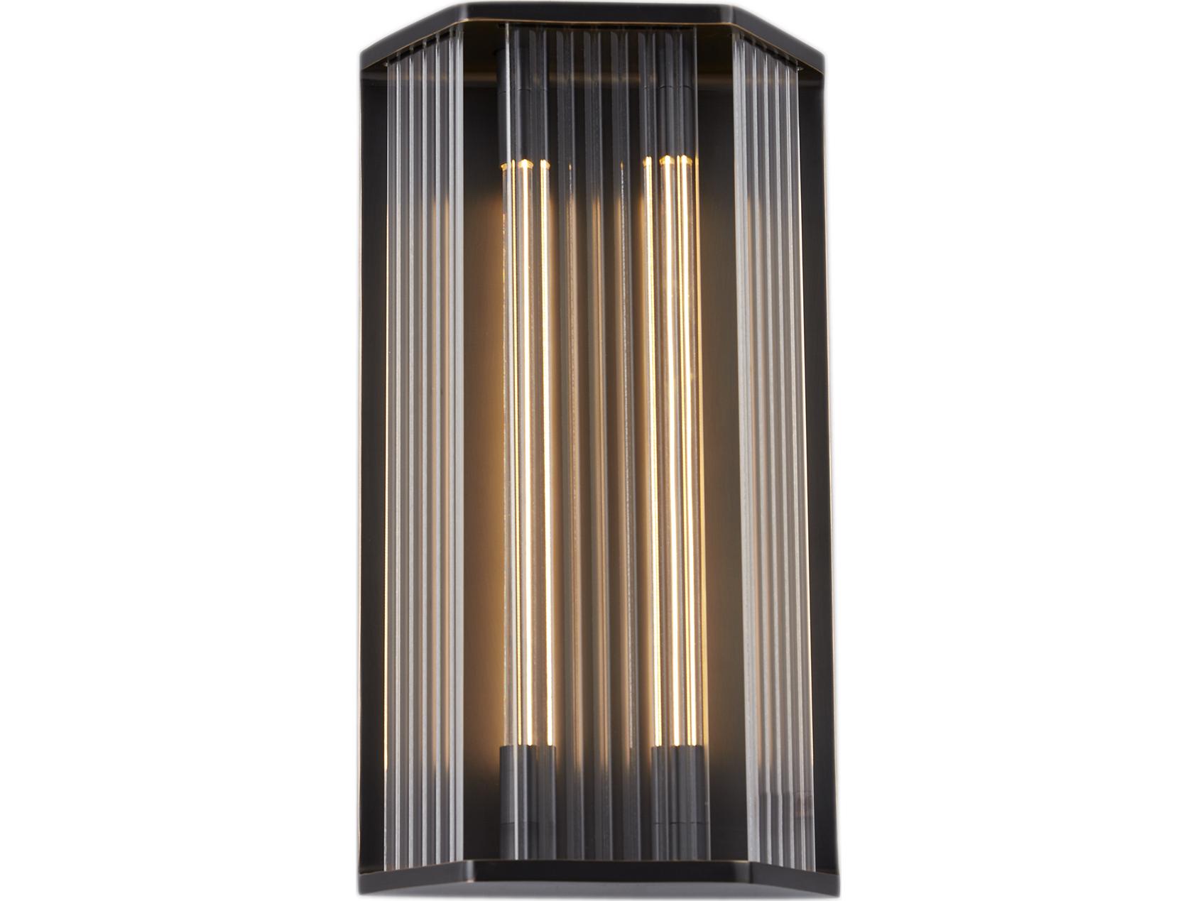 Alora Lighting Sabre Urban Bronze Black Wall Sconce
