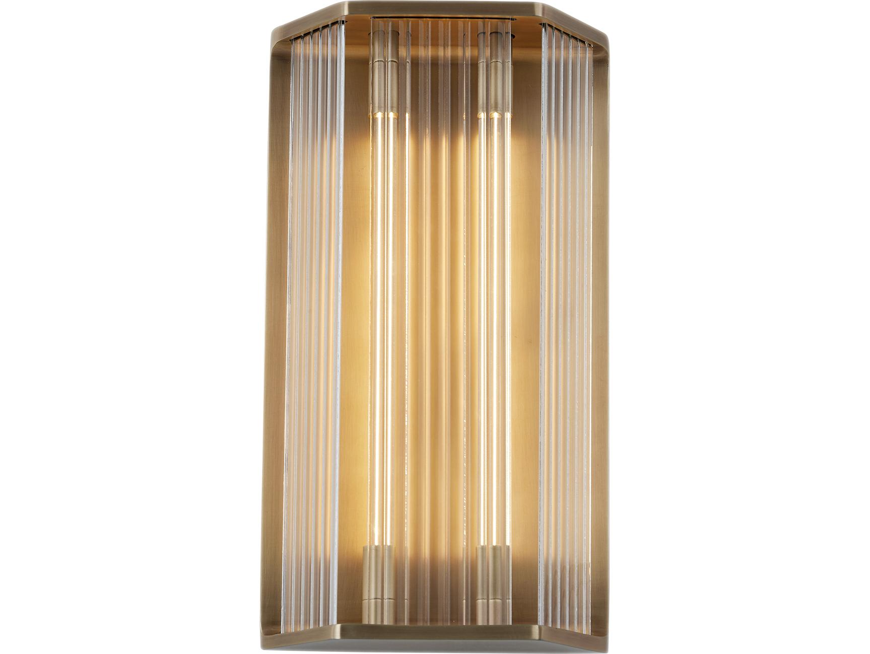Alora Lighting Sabre Vintage Brass Wall Sconce