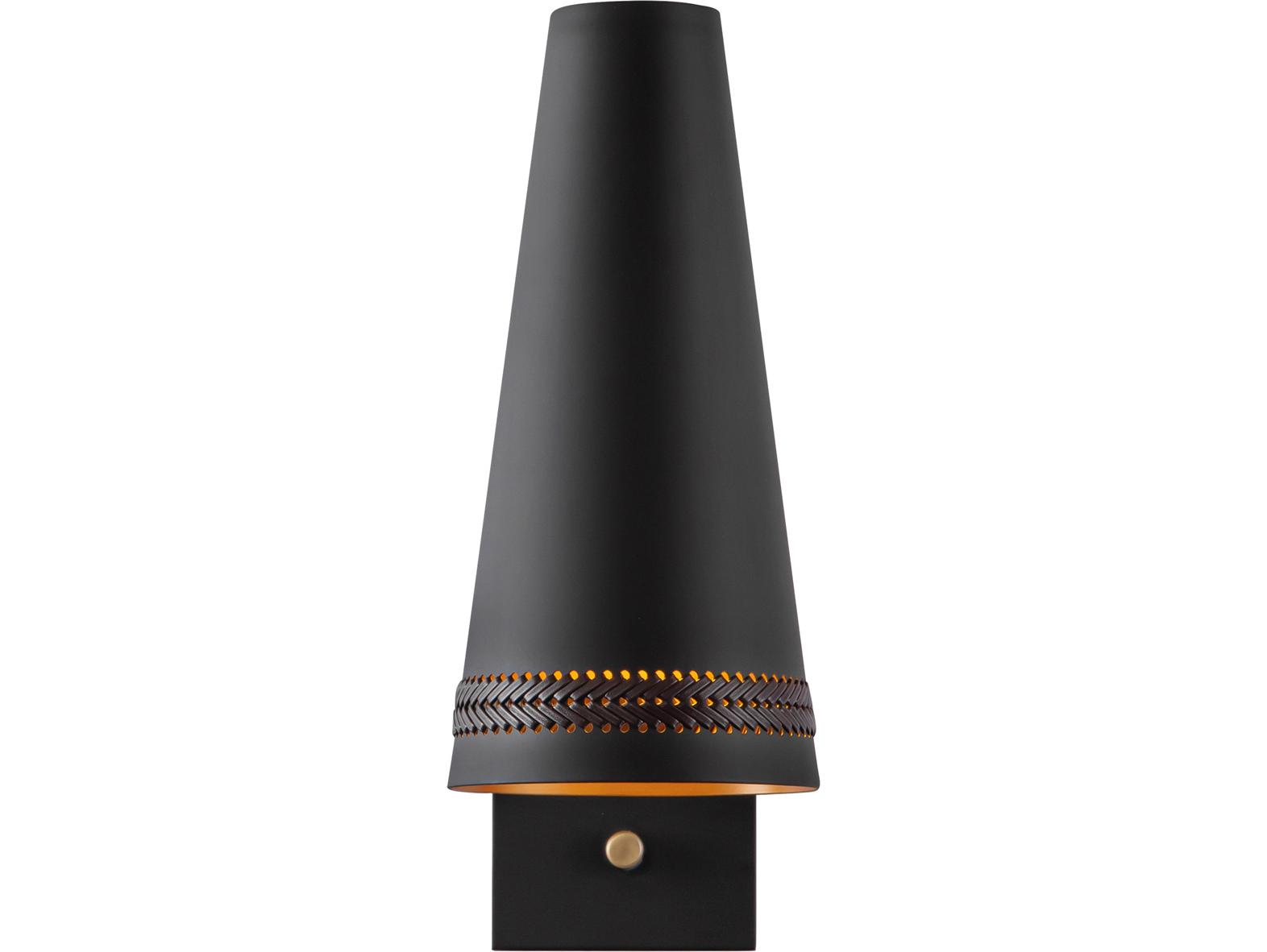 Alora Lighting Brickell 1-Light Matte Black Swing Wall Sconce