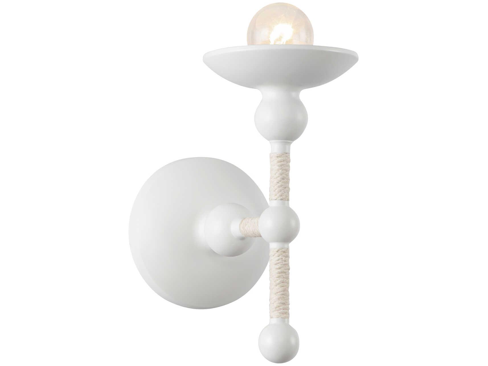 Alora Lighting Nadine 1-Light Matte White Wall Sconce