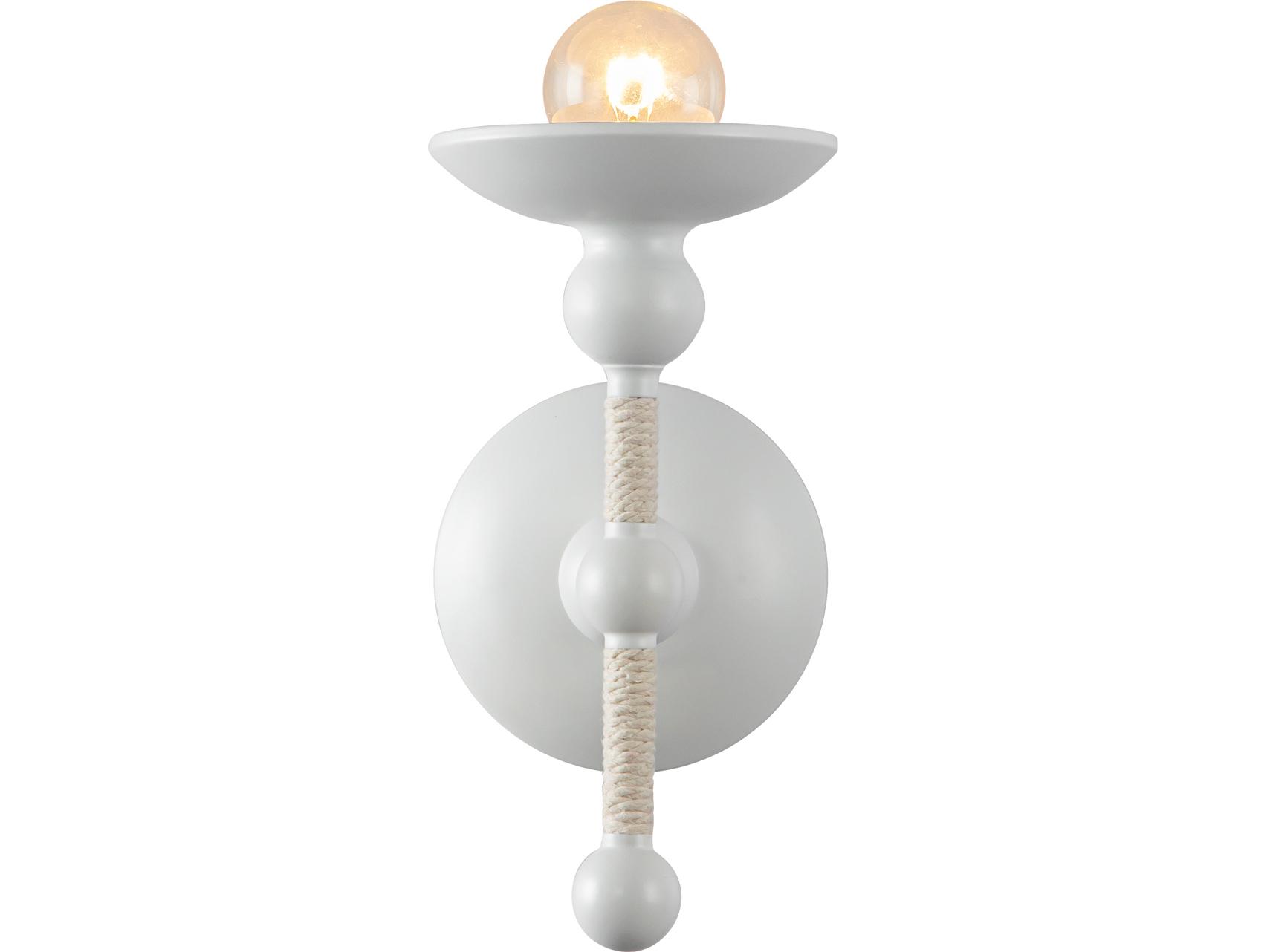 Alora Lighting Nadine 1-Light Matte White Wall Sconce