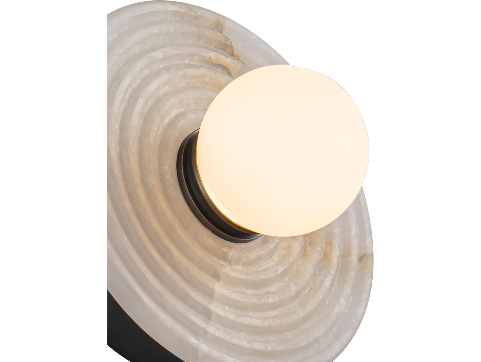 Alora Lighting Dahlia Urban Bronze Black Wall Sconce