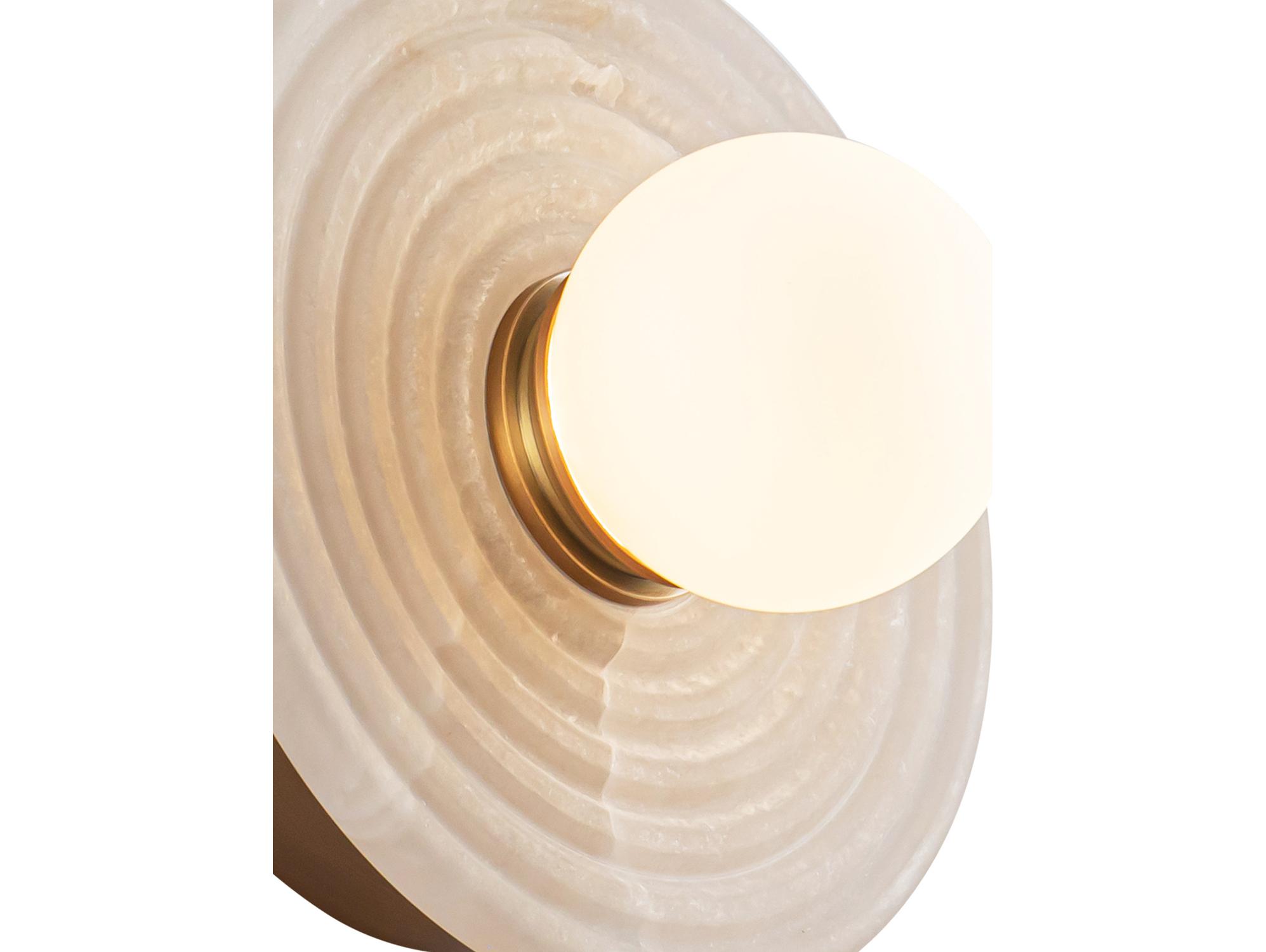 Alora Lighting Dahlia Vintage Brass Wall Sconce