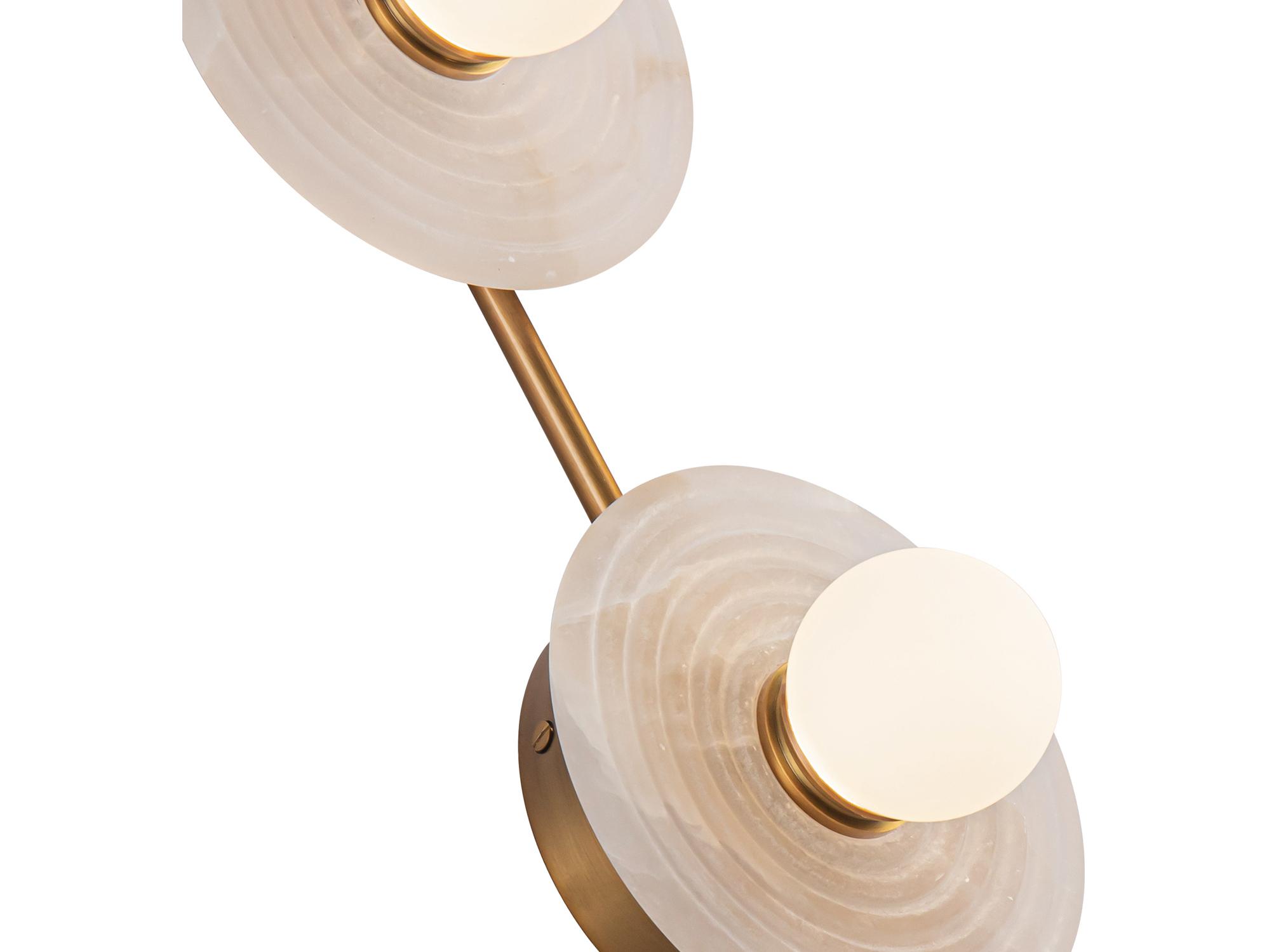 Alora Lighting Dahlia Vintage Brass Vanity Light