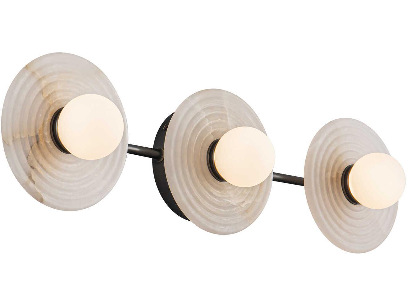 Alora Lighting Dahlia Urban Bronze Black Vanity Light