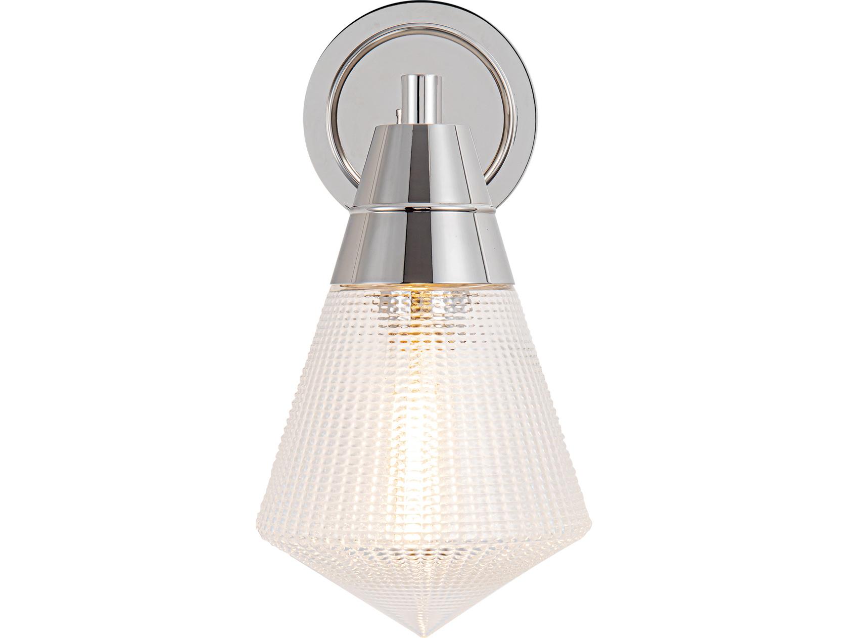 Alora Lighting Willard 1-Light Polished Nickel Wall Sconce