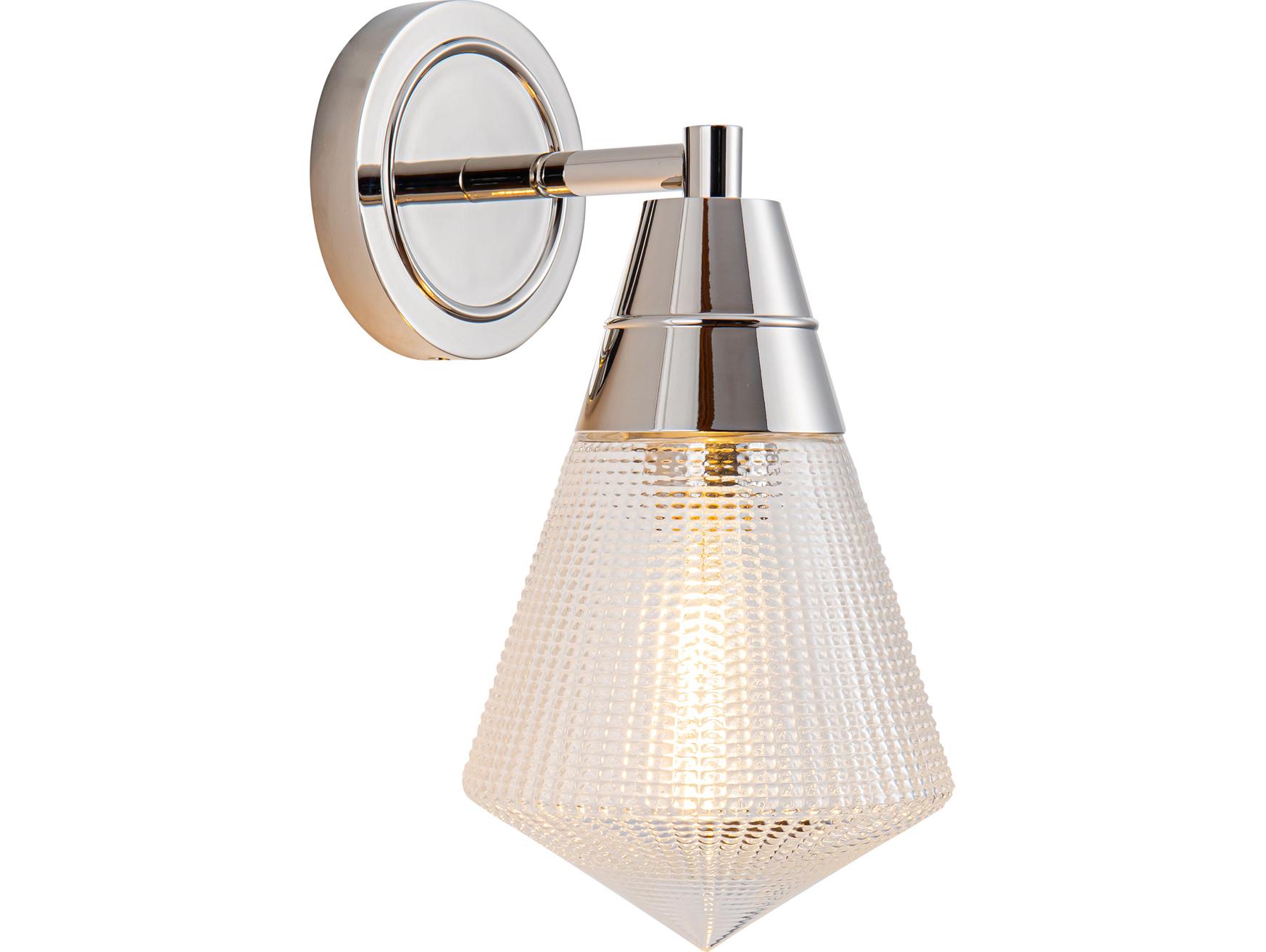 Alora Lighting Willard 1-Light Polished Nickel Wall Sconce