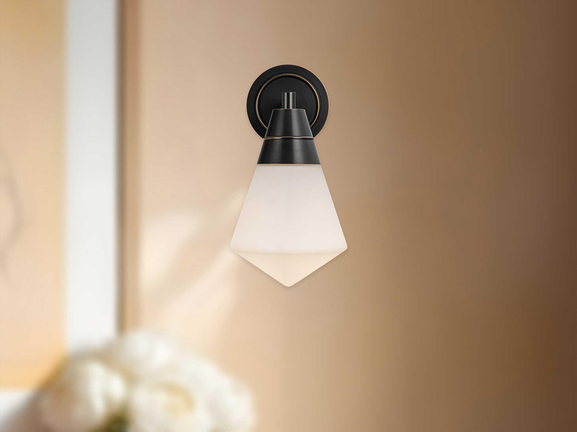 Alora Lighting Willard 1-Light Urban Bronze Wall Sconce