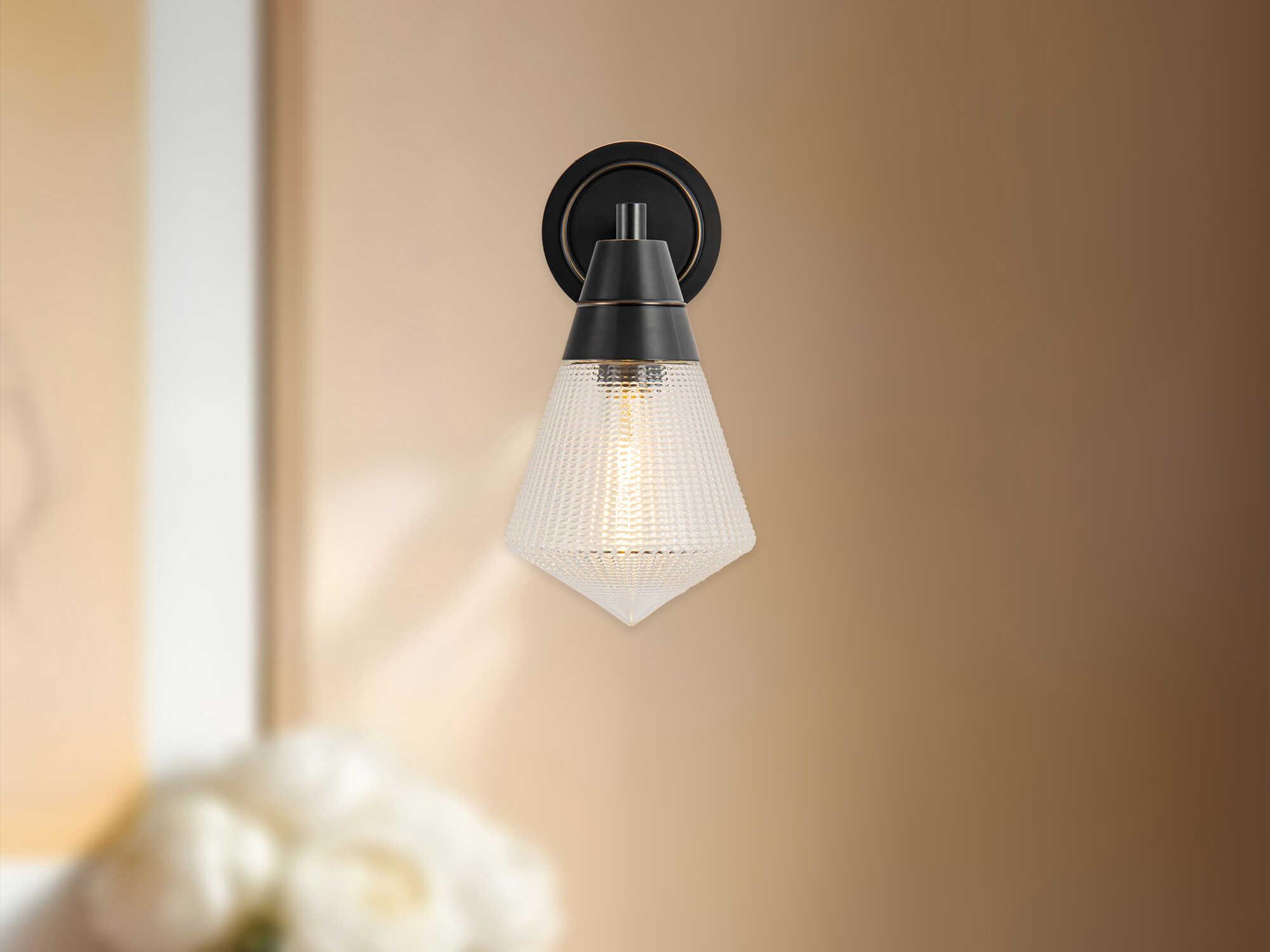 Alora Lighting Willard 1-Light Urban Bronze Wall Sconce