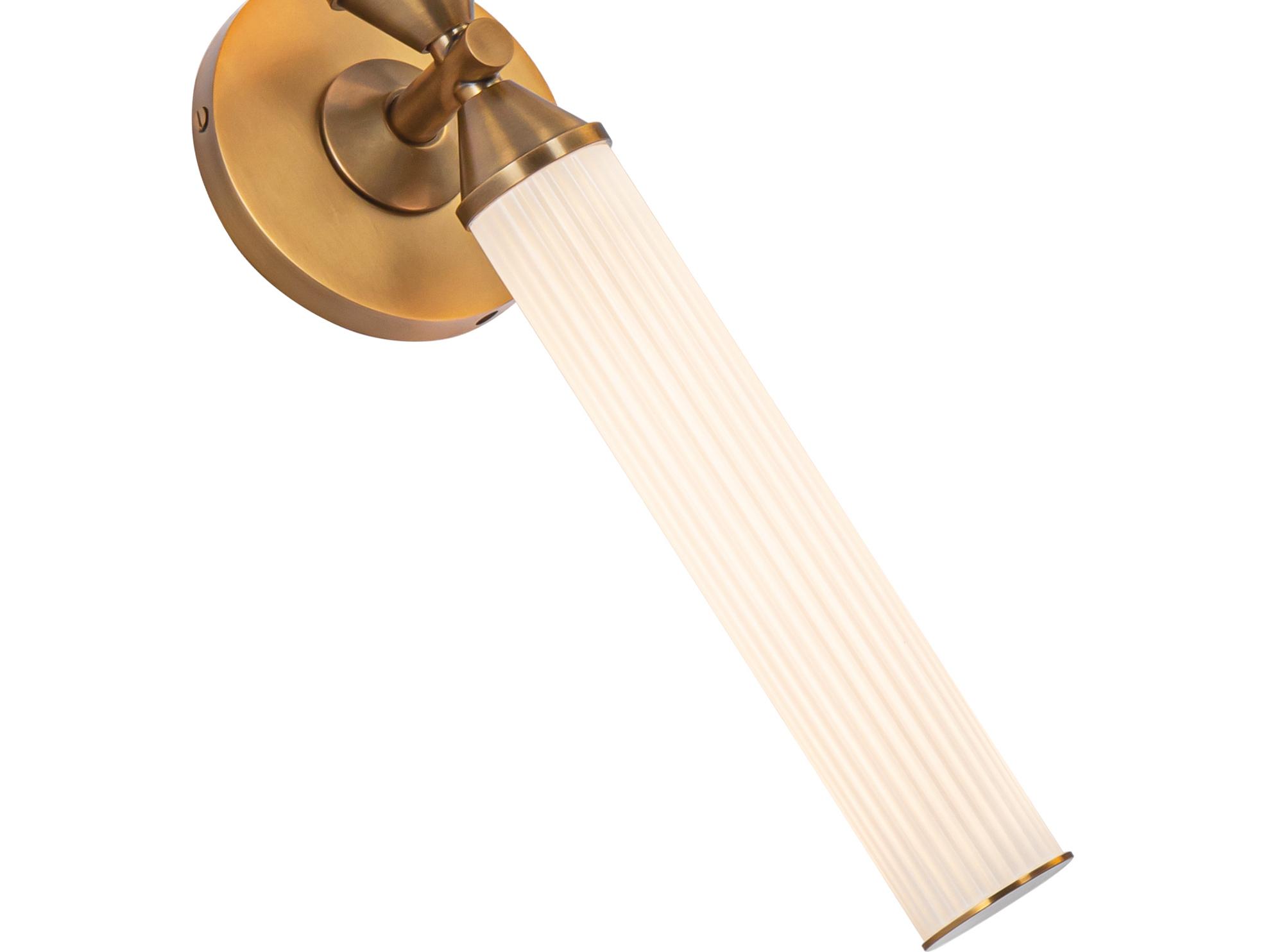 Alora Lighting Edwin Vintage Brass Wall Sconce