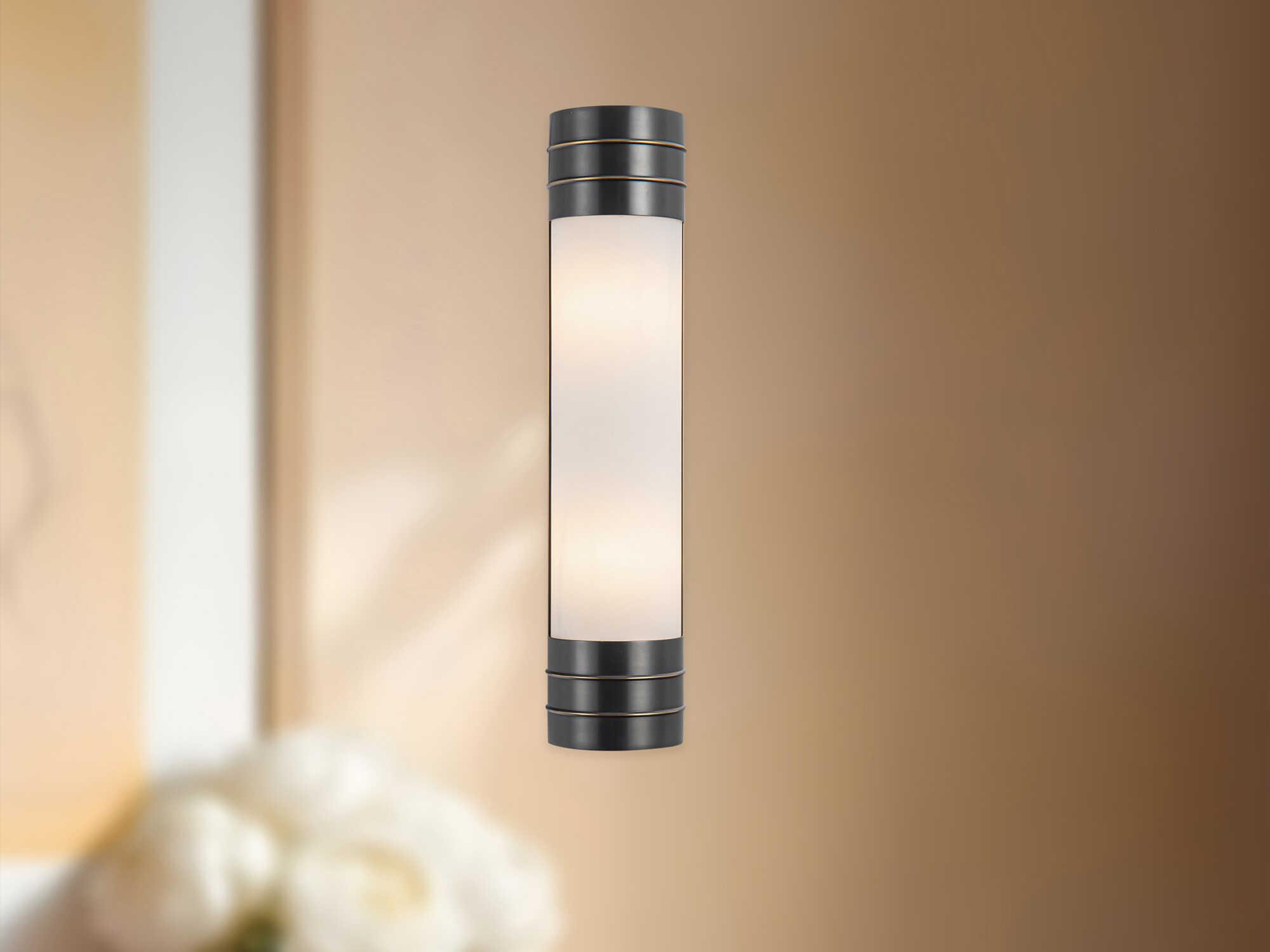 Alora Lighting Willard 2-Light Urban Bronze Wall Sconce