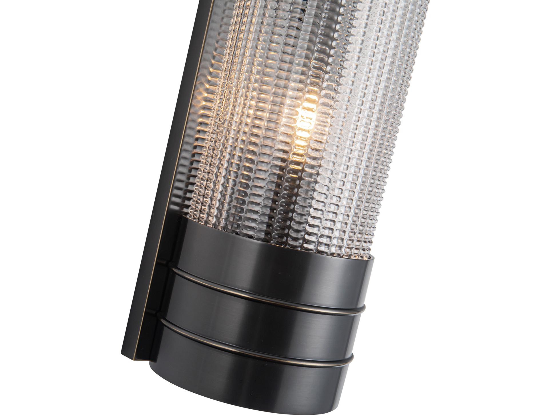 Alora Lighting Willard 2-Light Urban Bronze Black Wall Sconce