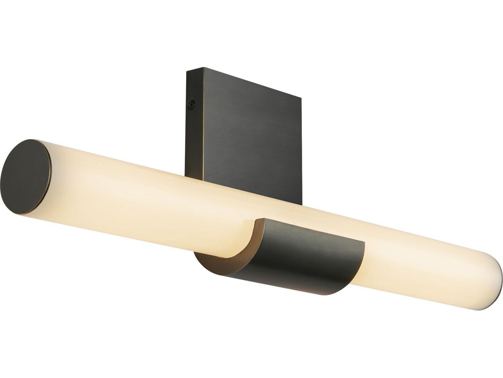 Alora Lighting Apollo Urban Bronze Black Vanity Light