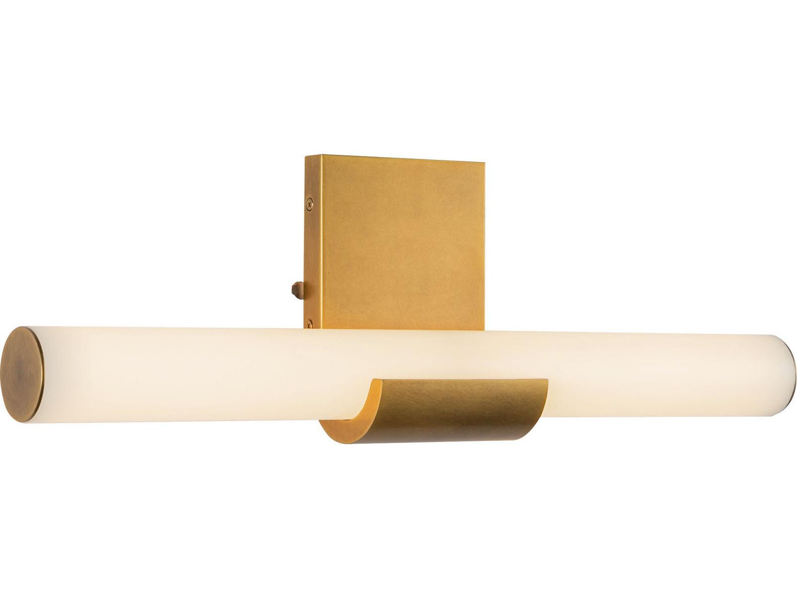 Alora Lighting Apollo Vintage Brass Vanity Light