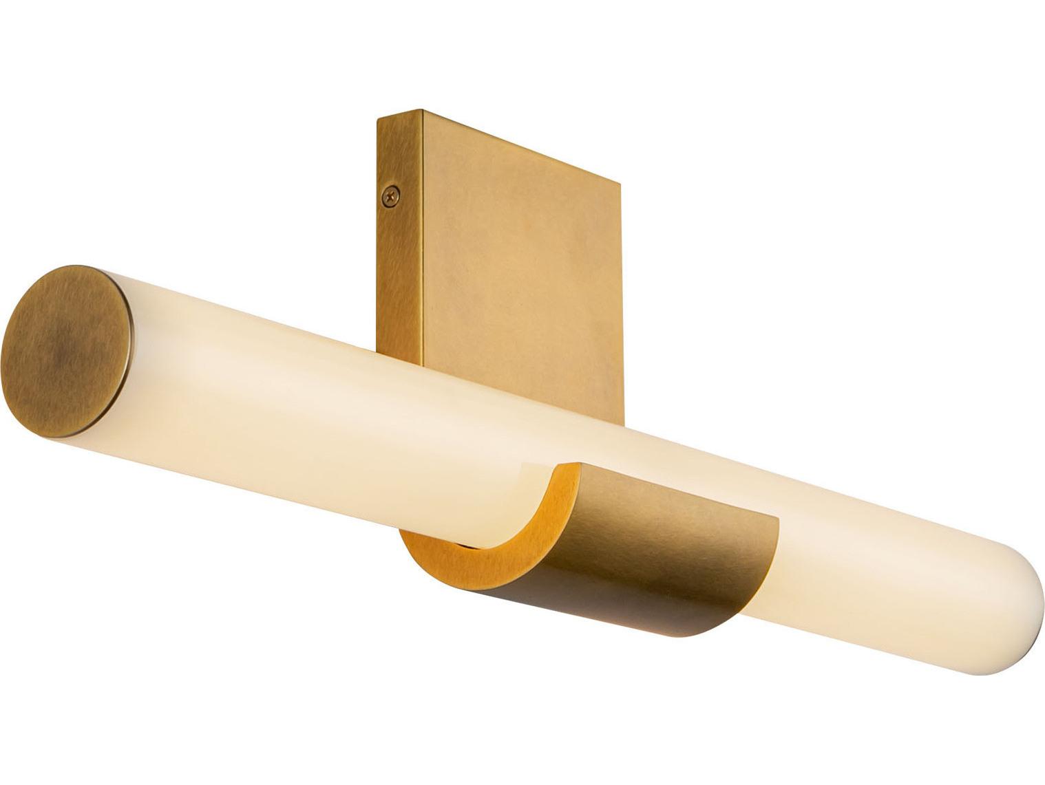 Alora Lighting Apollo Vintage Brass Vanity Light