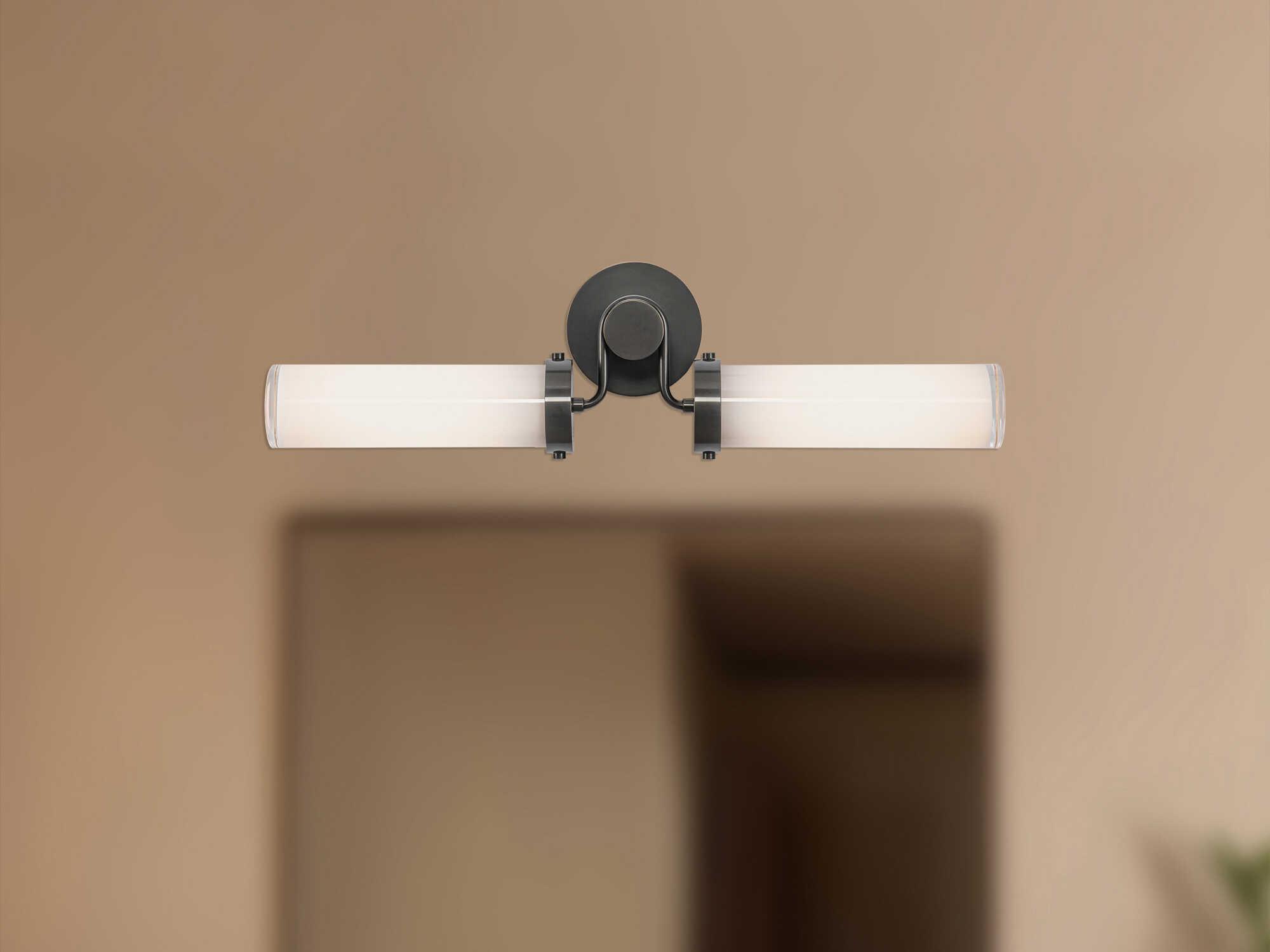 Alora Lighting Wynwood 2-Light Urban Bronze Black Vanity Light