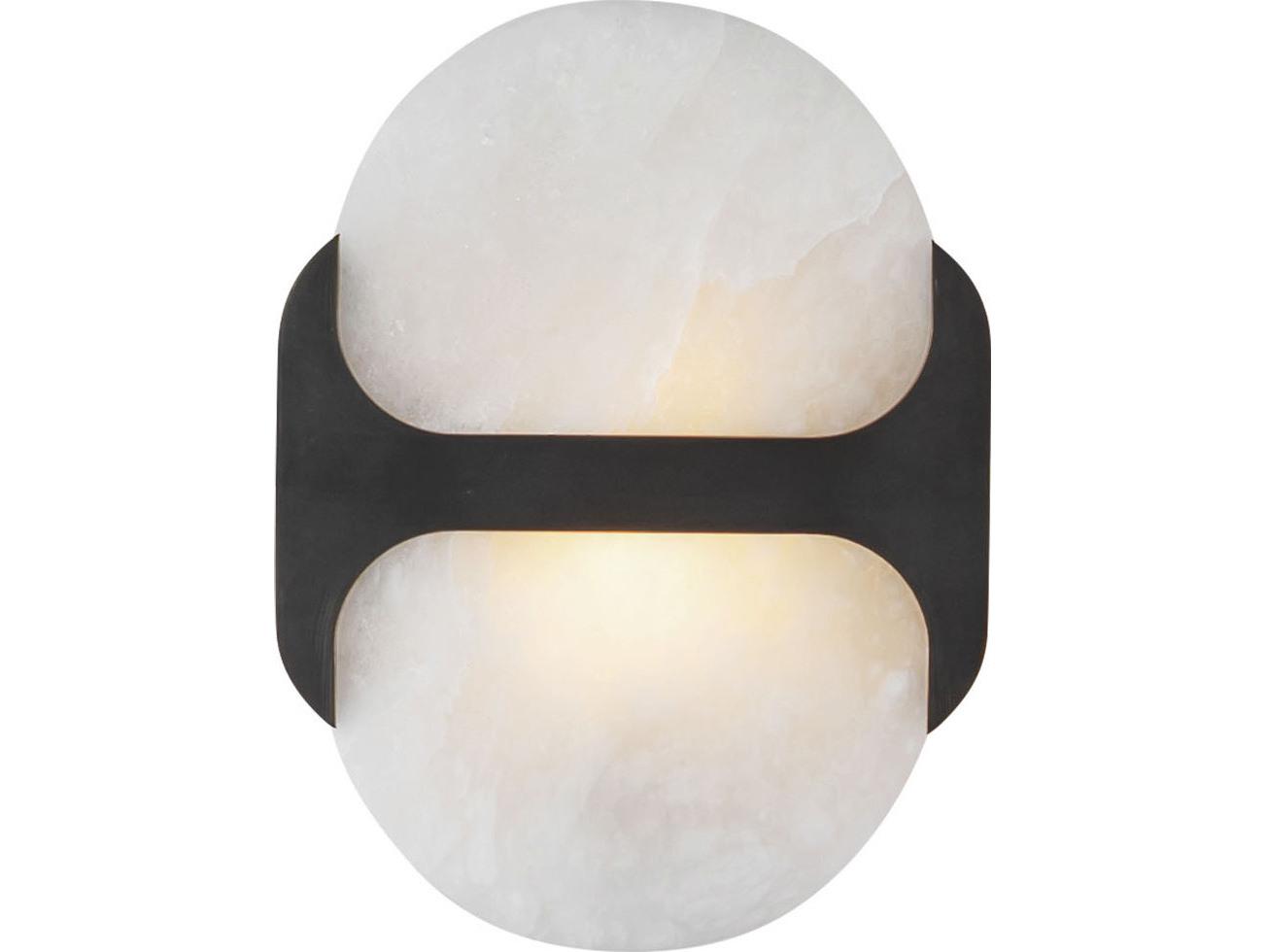 Alora Lighting Odin 1-Light Urban Bronze Black Wall Sconce