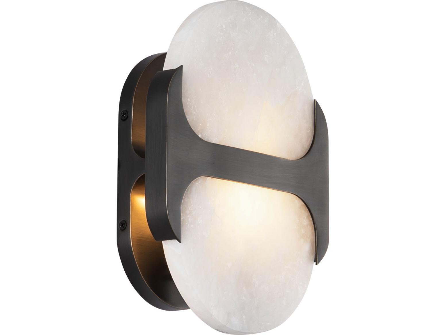 Alora Lighting Odin 1-Light Urban Bronze Black Wall Sconce