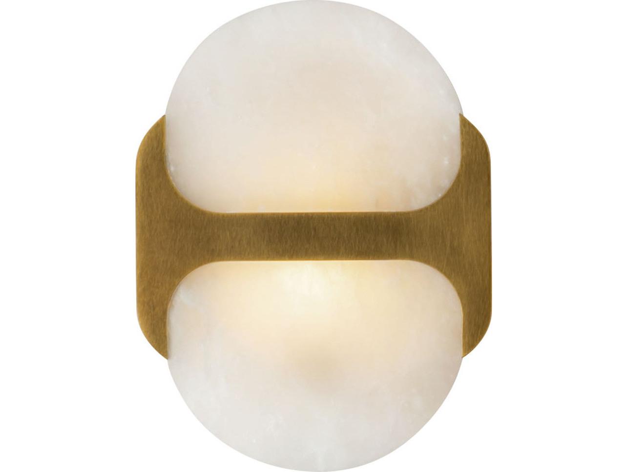 Alora Lighting Odin 1-Light Vintage Brass Wall Sconce