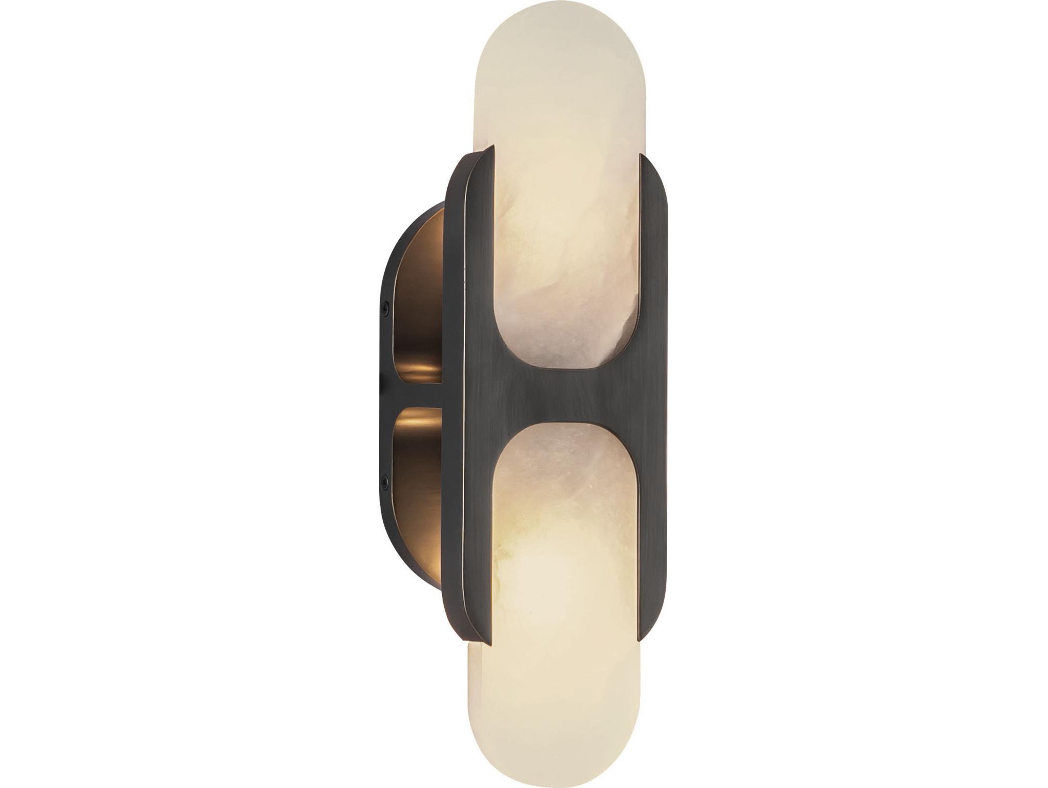 Alora Lighting Odin 2-Light Urban Bronze Wall Sconce