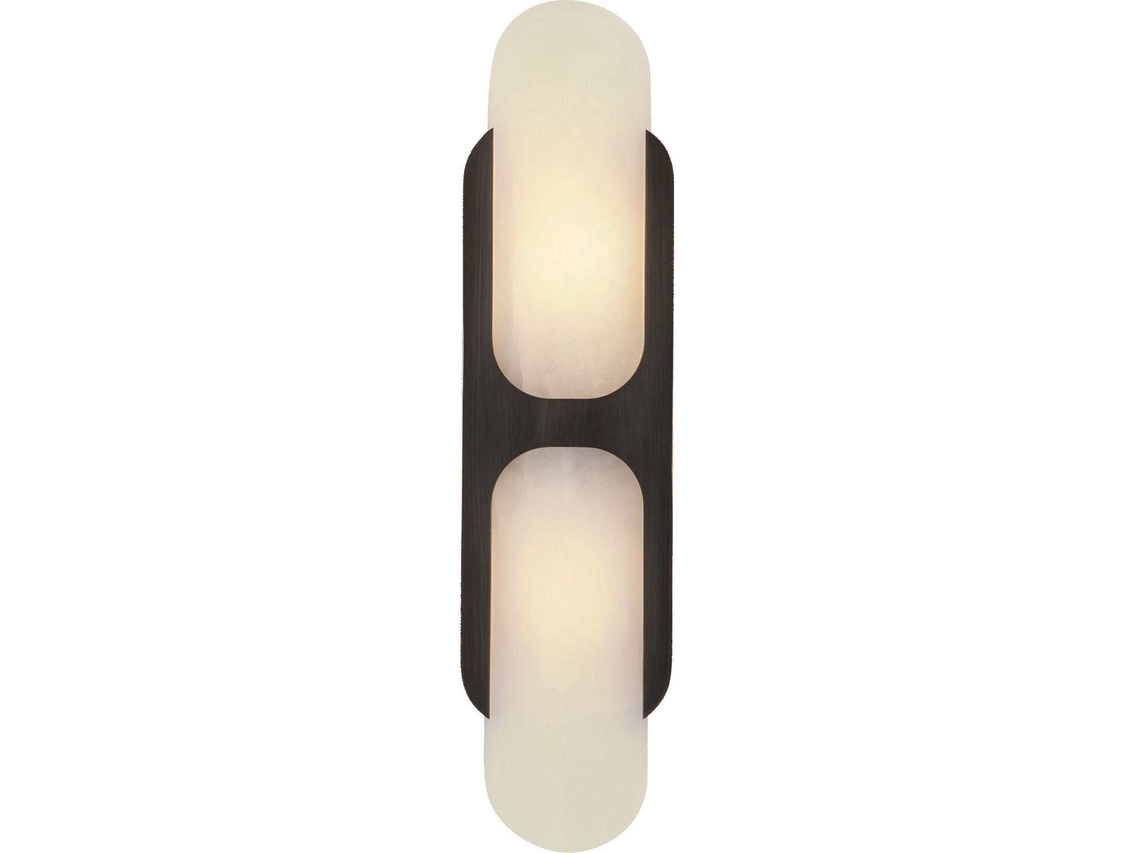 Alora Lighting Odin 2-Light Urban Bronze Black Wall Sconce